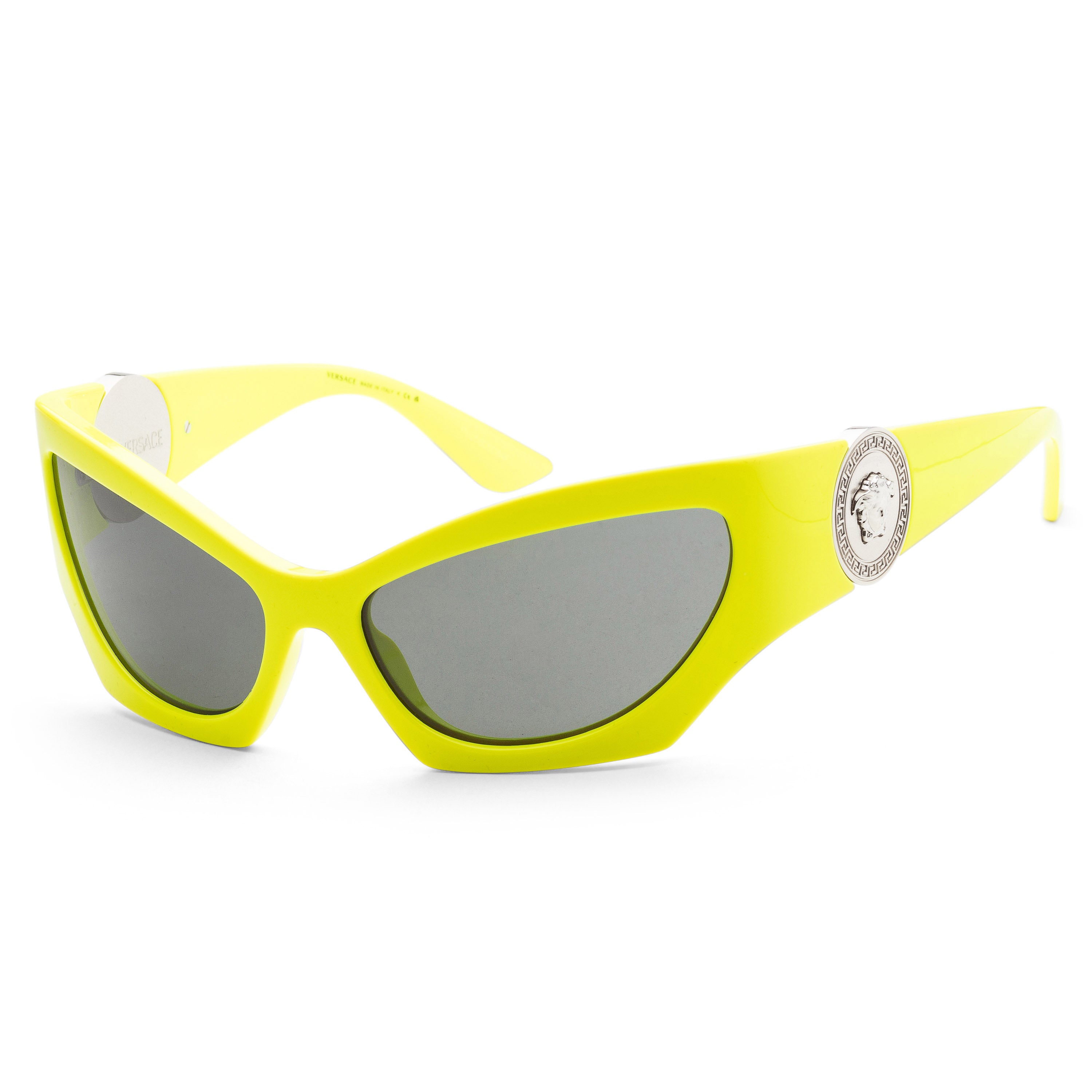 Versace Women's VE4450-541887-60 Fashion 60mm Yellow Sunglasses