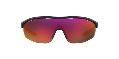 Under Armour Men's 99 mm Matte Black White Sunglasses UA0003GS-04NL-99