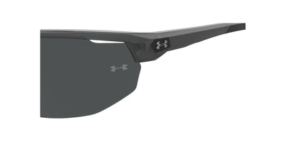 Under Armour Men's 99 mm Matte Black White Sunglasses UA0003GS-04NL-99