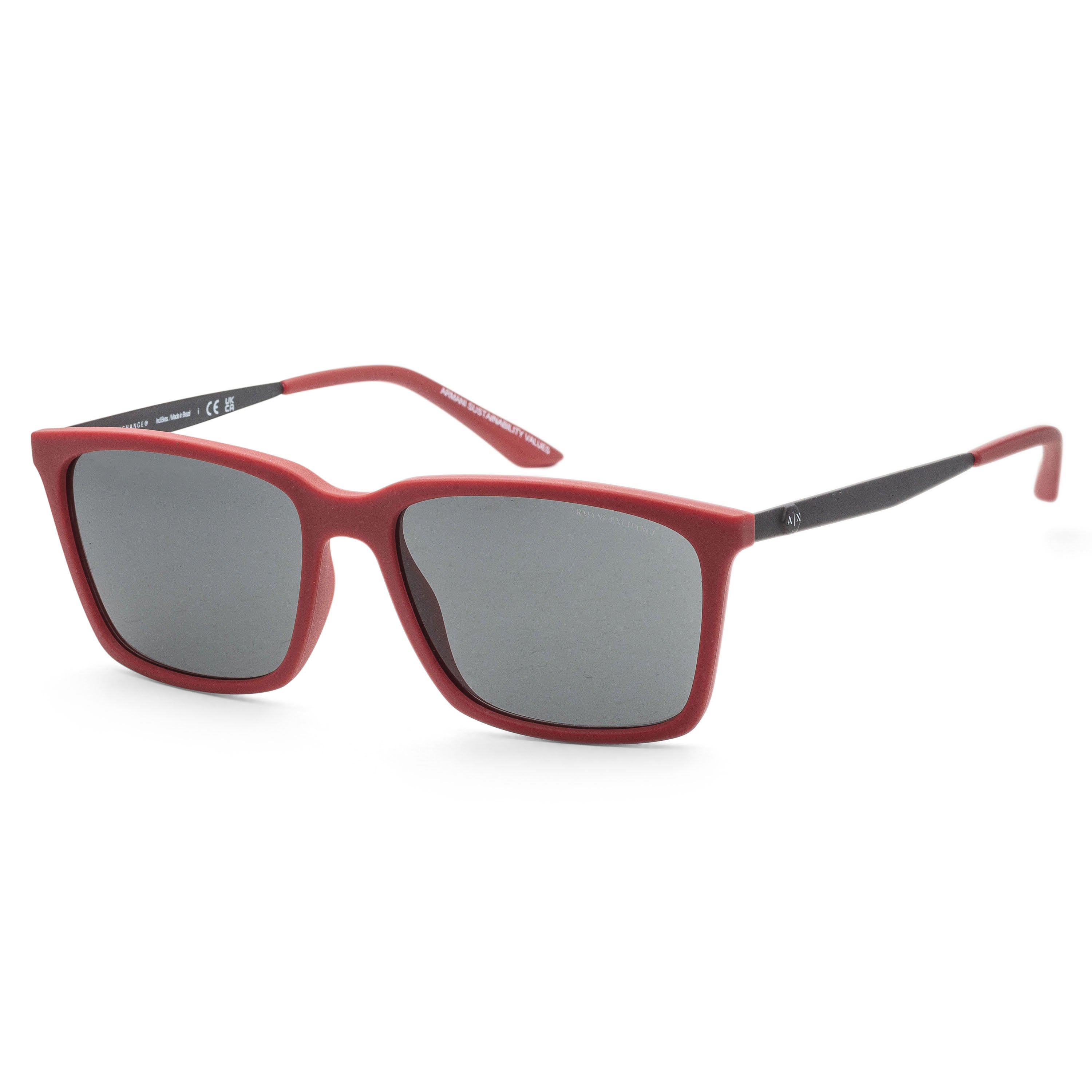 Armani Exchange Men's 57mm Matte Red Sunglasses AX4138S-817487-57
