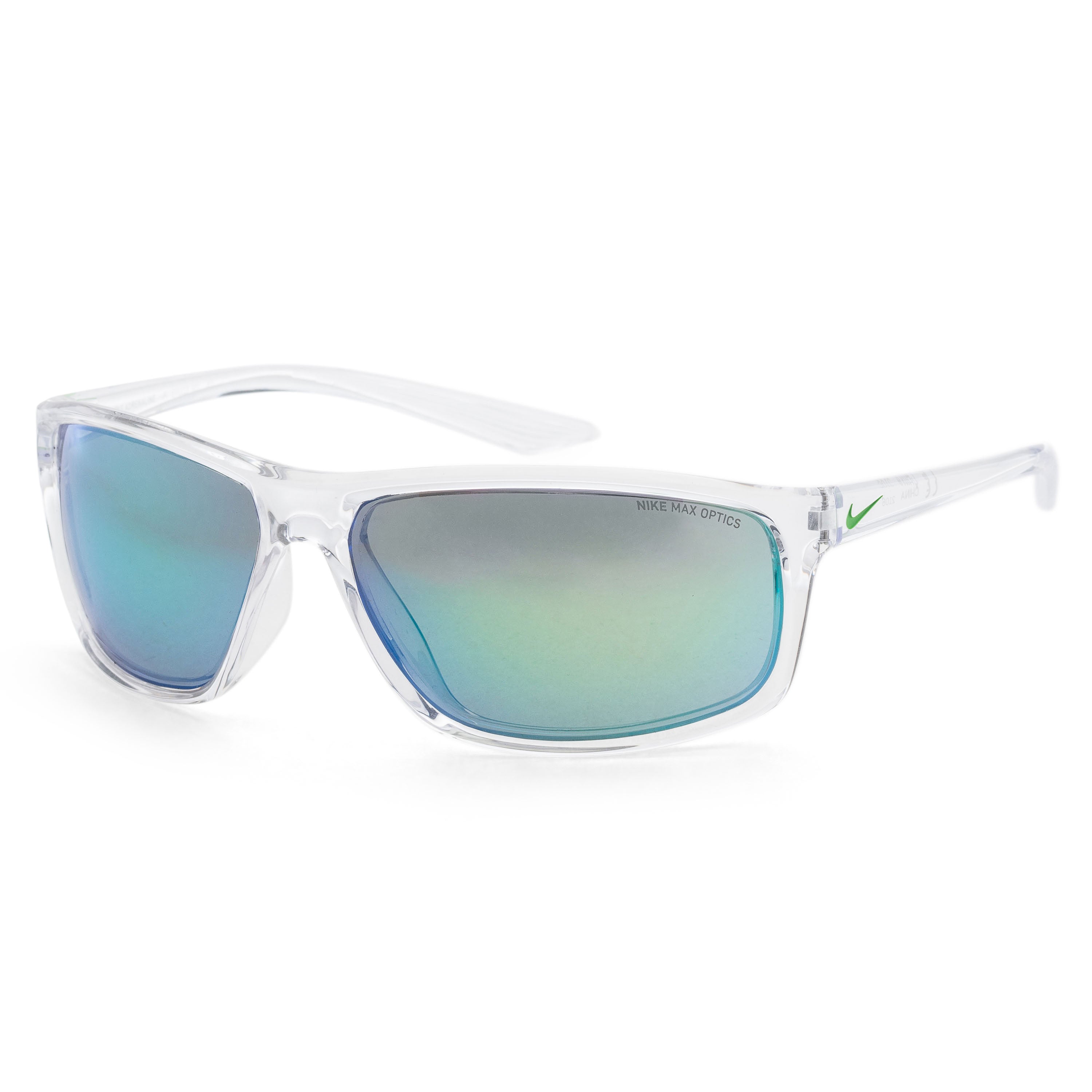 Nike Men's Adrenaline 66mm Clear Grey Sunglasses EV1113-901-66
