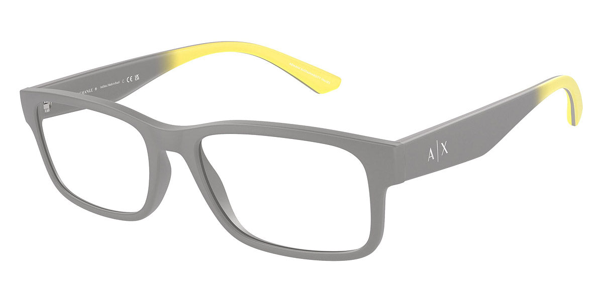 Armani Exchange Men's 56mm Matte Grey Eyeglasses AX3106F-8180-56