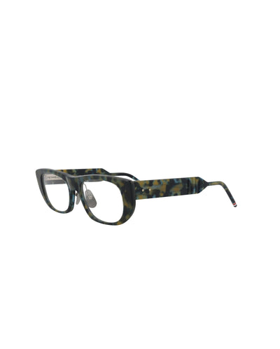 Thom Browne Unisex Novelty 53mm Navy Tortoise Eyeglasses TBX417-5303AF