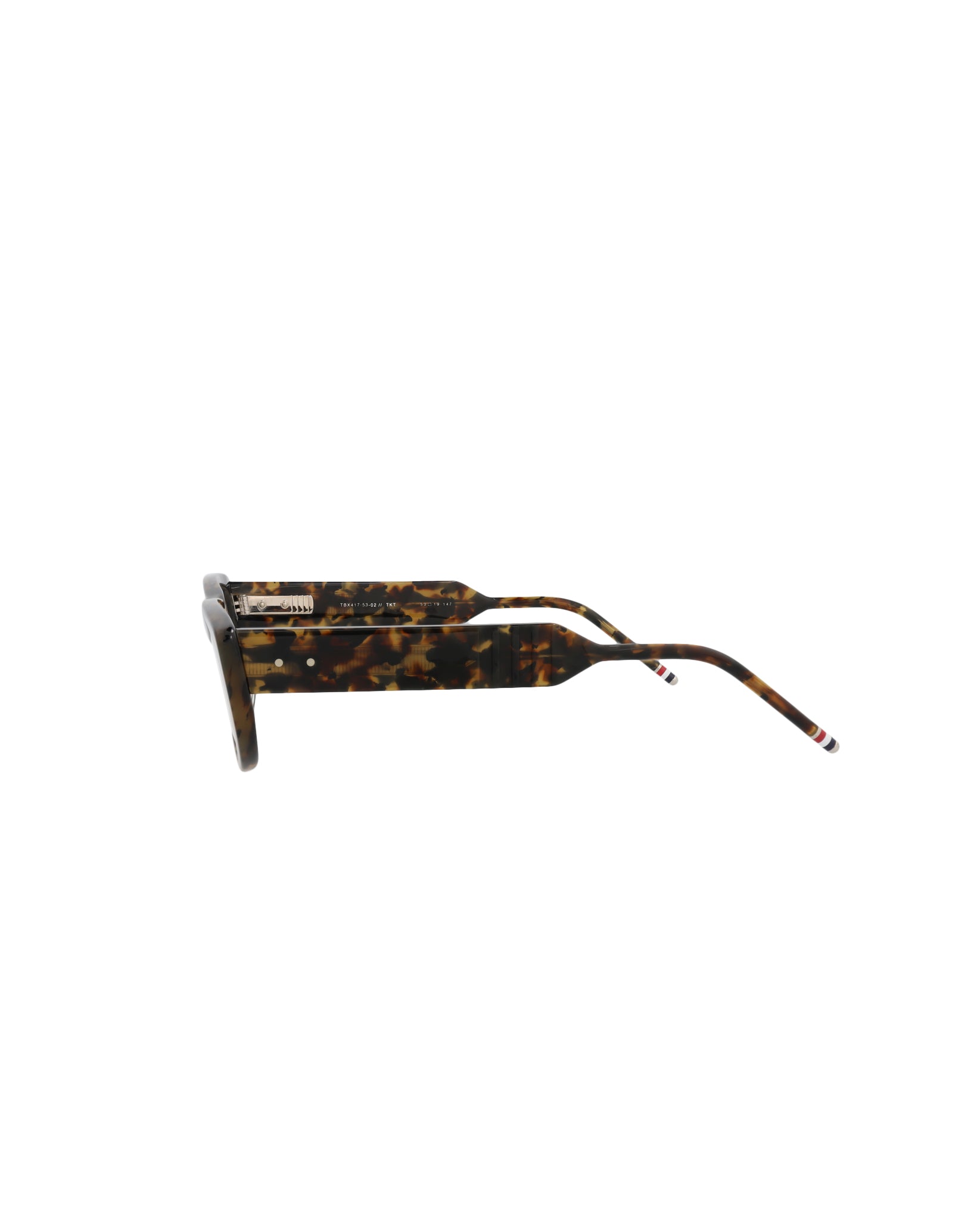 Thom Browne Unisex Novelty 53mm Tortoise Eyeglasses TBX417-5302