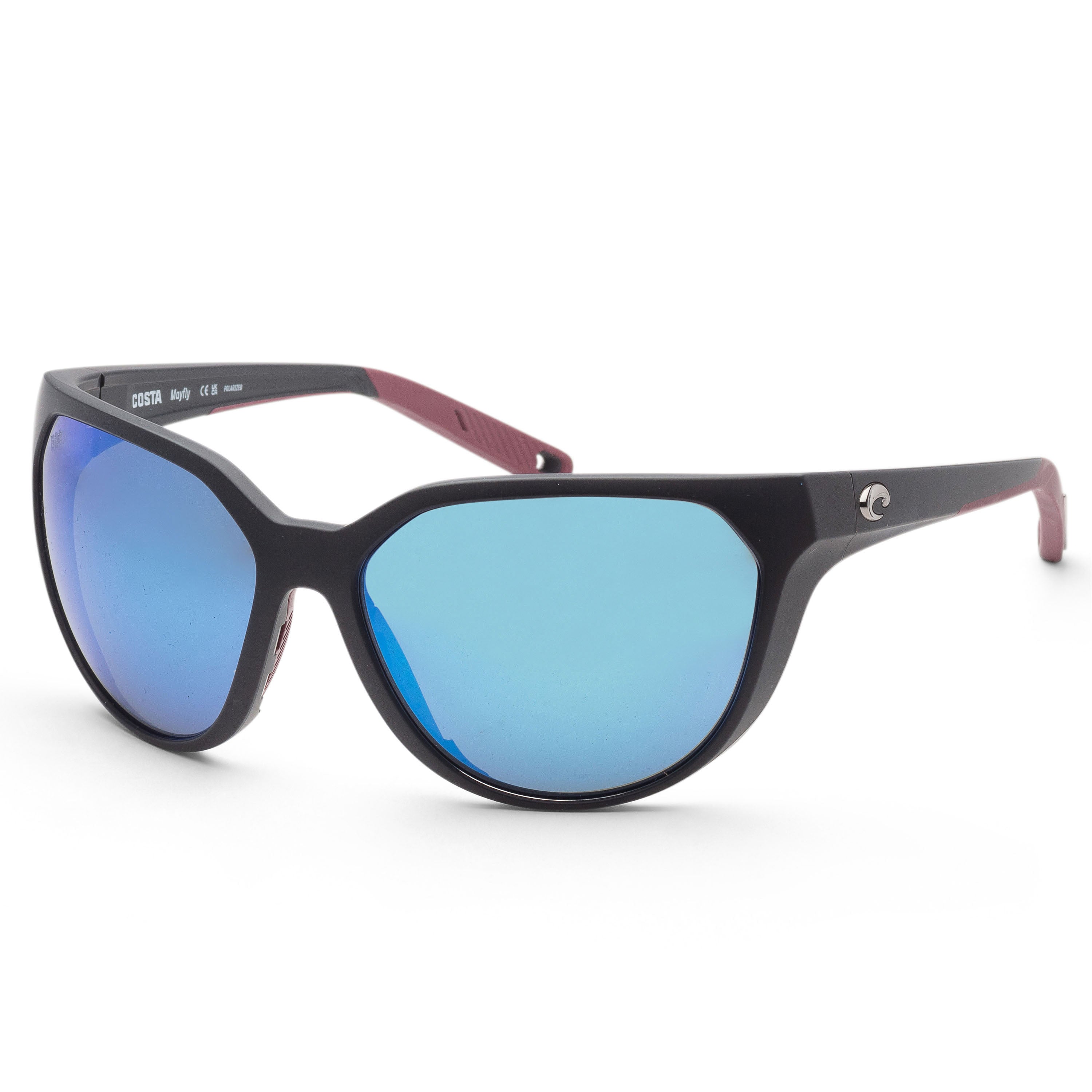 Costa del Mar Women's Mayfly 58mm Matte Black Polarized Sunglasses 6S9110-911001-58