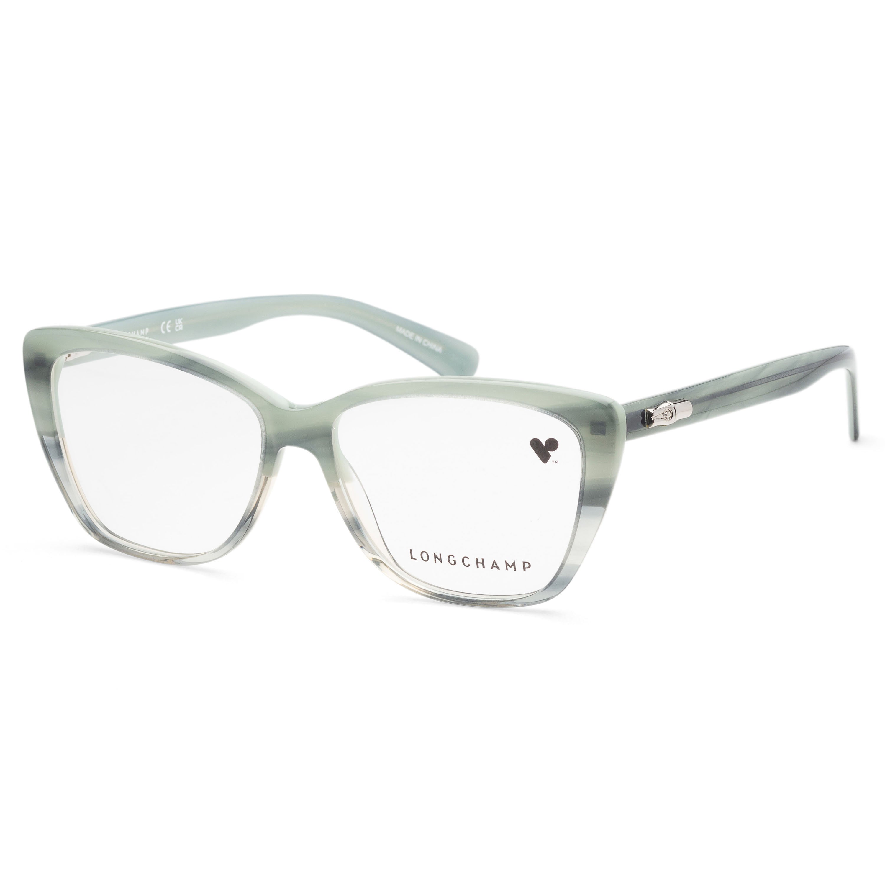 Longchamp Women's 53mm Green Grey Eyeglasses LO2705-302