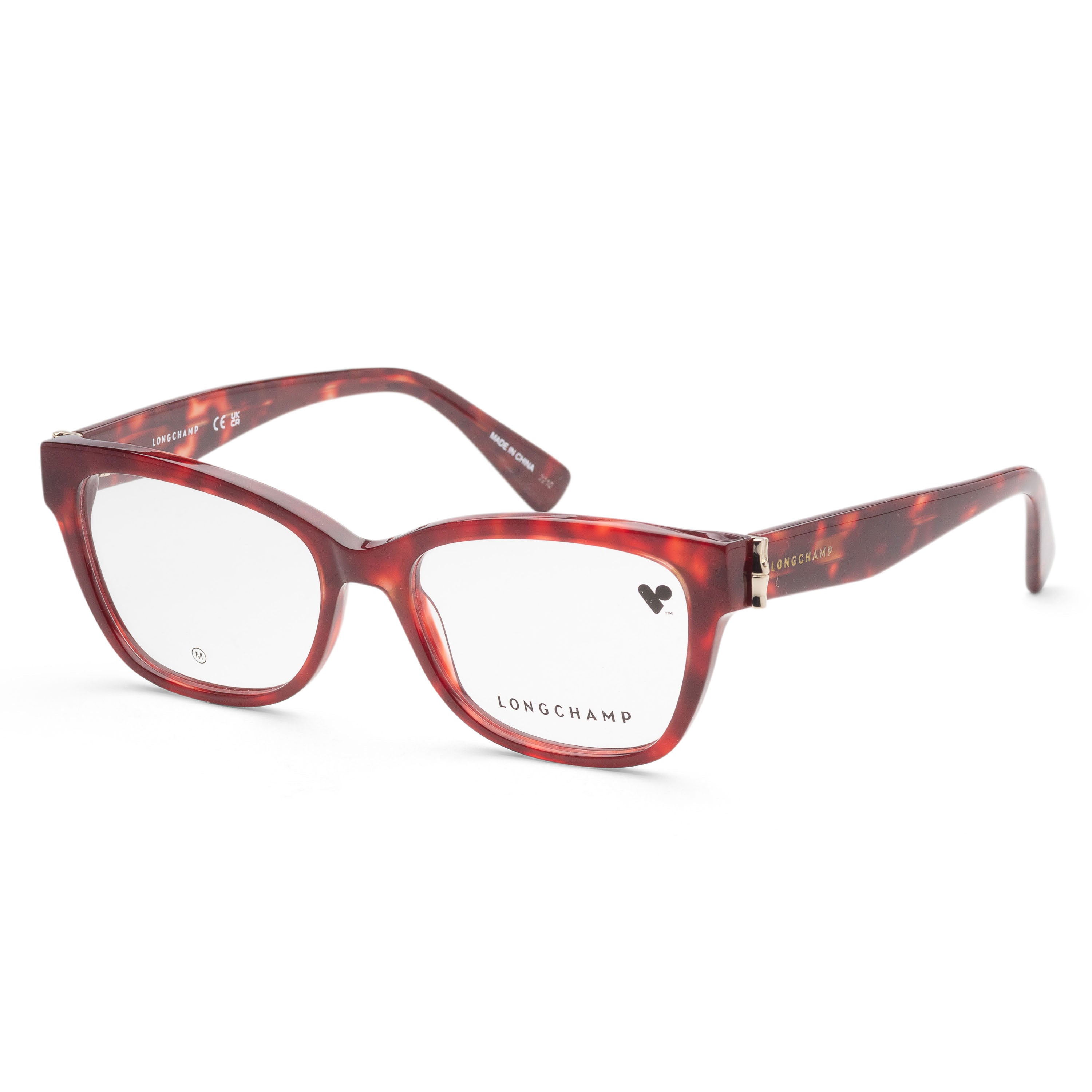 Longchamp Fashion Women's 54 mm Red Havana Eyeglasses LO2713-640