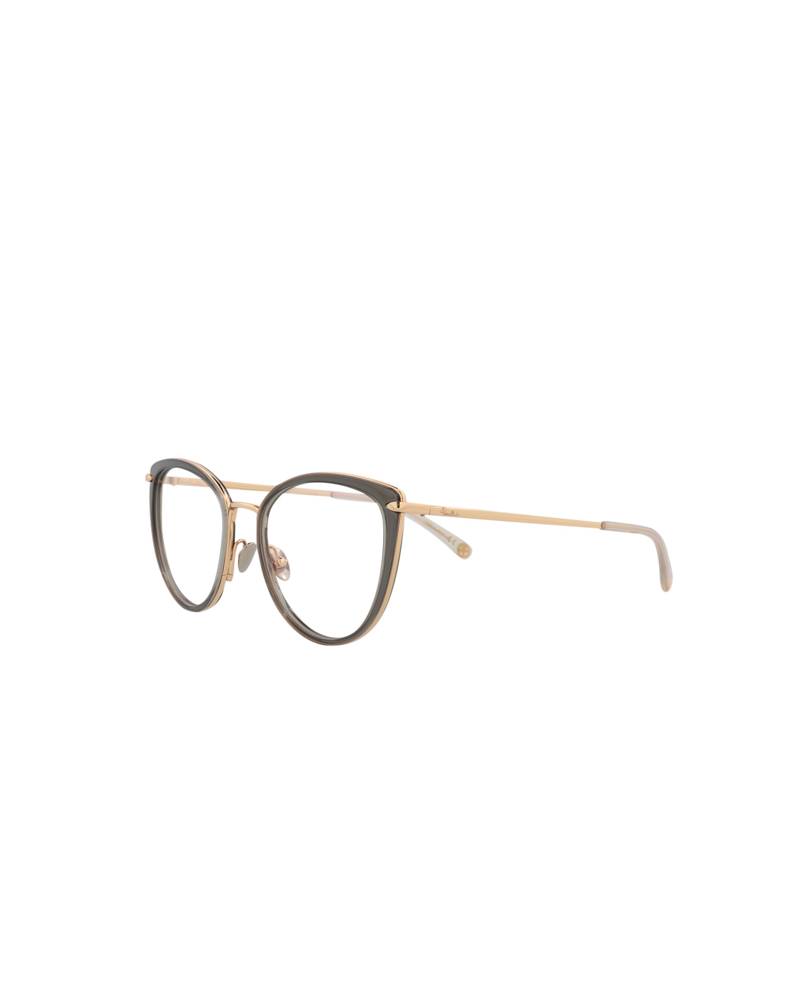 Pomellato Women's 51 mm Grey Gold Eyeglasses PM0083O-30008665-004