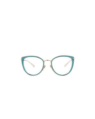 Pomellato Women's 51 mm Blue Gold Eyeglasses PM0083O-30008665-001