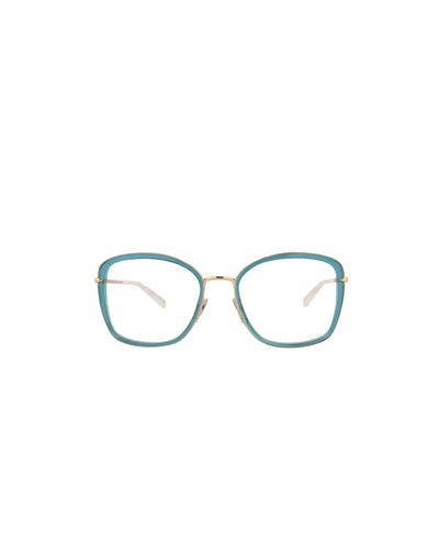 Pomellato Women's 53 mm Blue Gold Eyeglasses PM0085O-30008668-001
