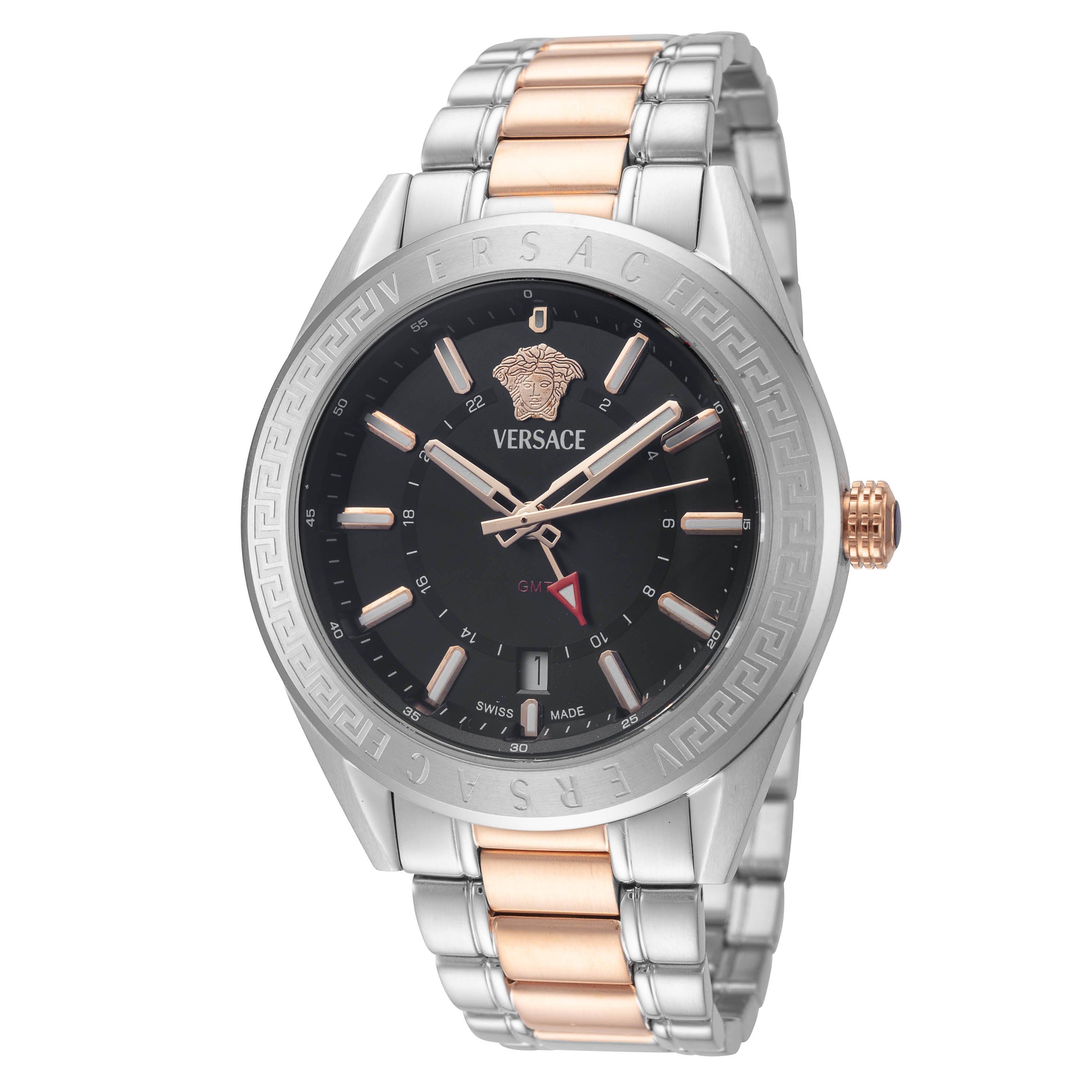 Versace Men's V-Code 42mm Quartz Watch VEAFA0624