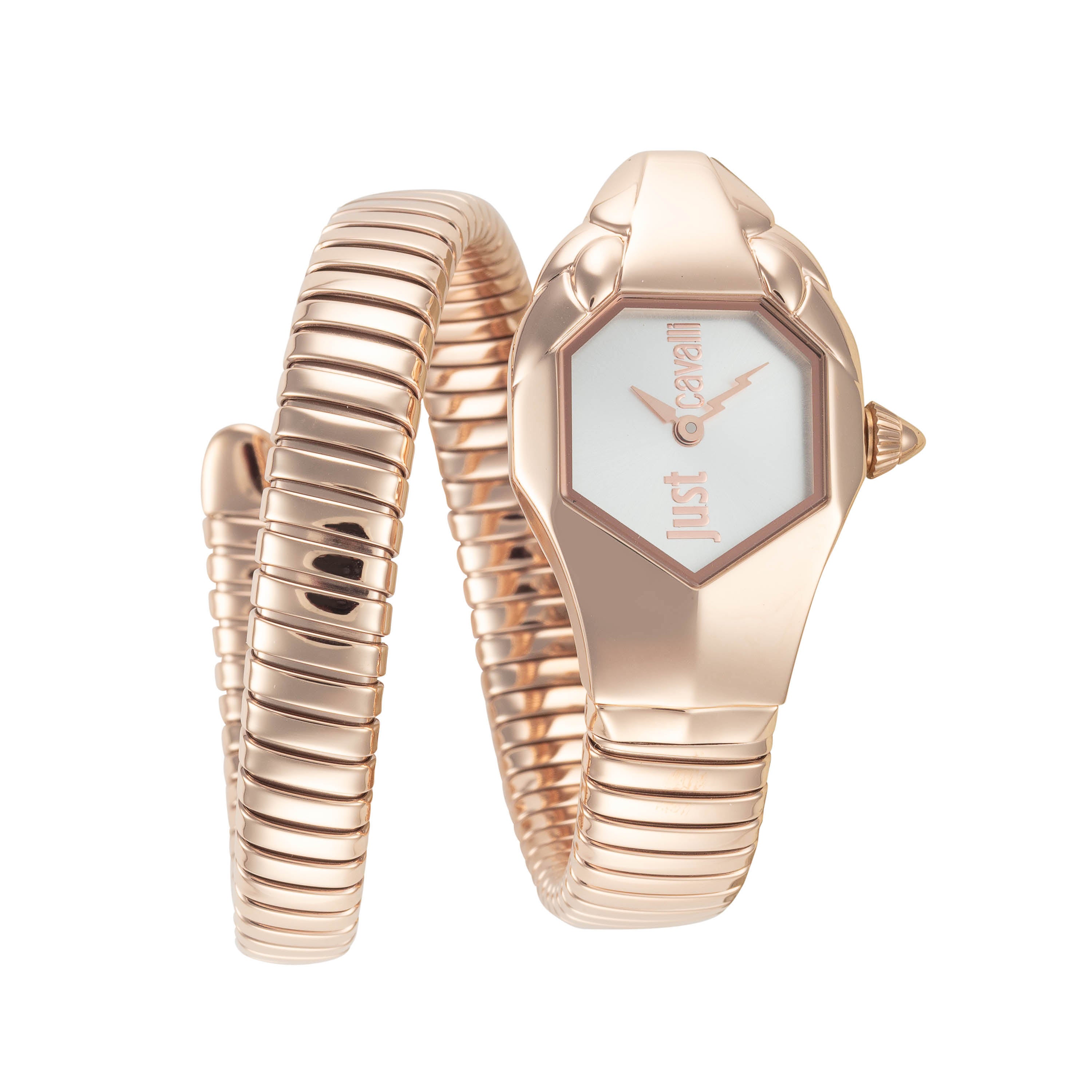Just Cavalli Women's Signature Snake 22mm Quartz Watch JC1L001M0065