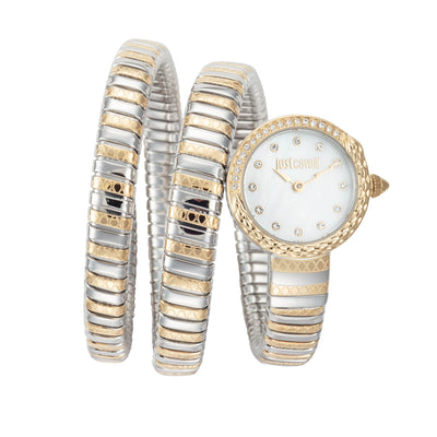 Just Cavalli Women's Signature Snake 23mm Quartz Watch JC1L302M0055