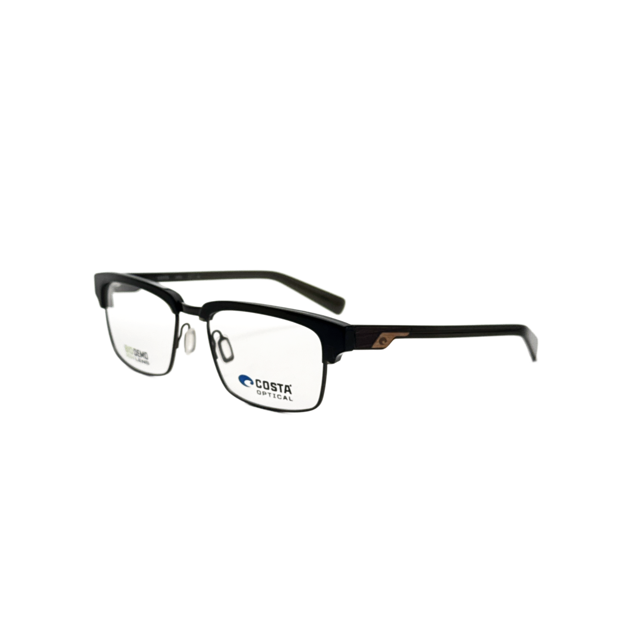 Costa del Mar Men's Forest Reef 54mm Crystal Dark Green Eyeglasses 6S8002-800204