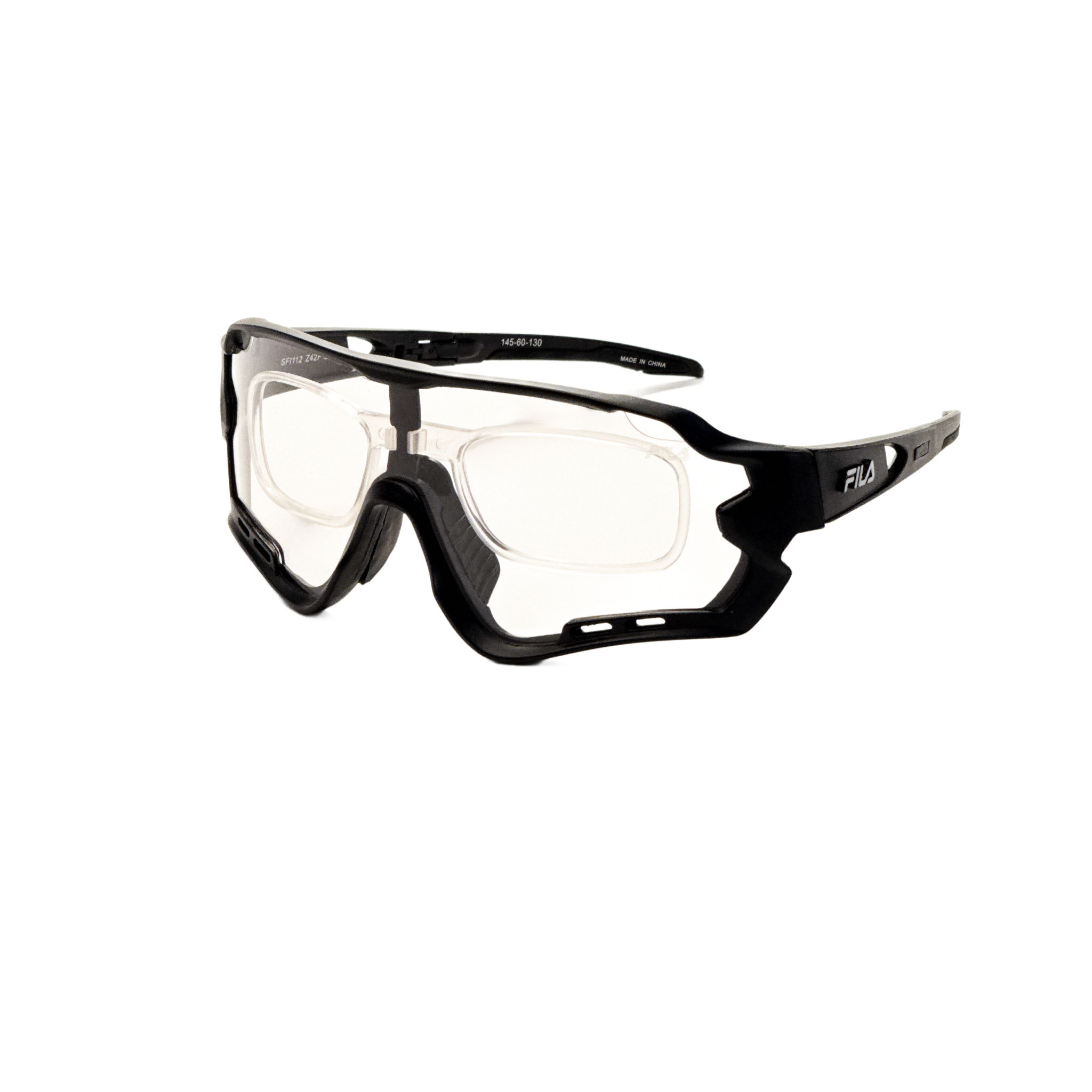 Fila Men's 99mm Black Sunglasses SFI112-99Z42F