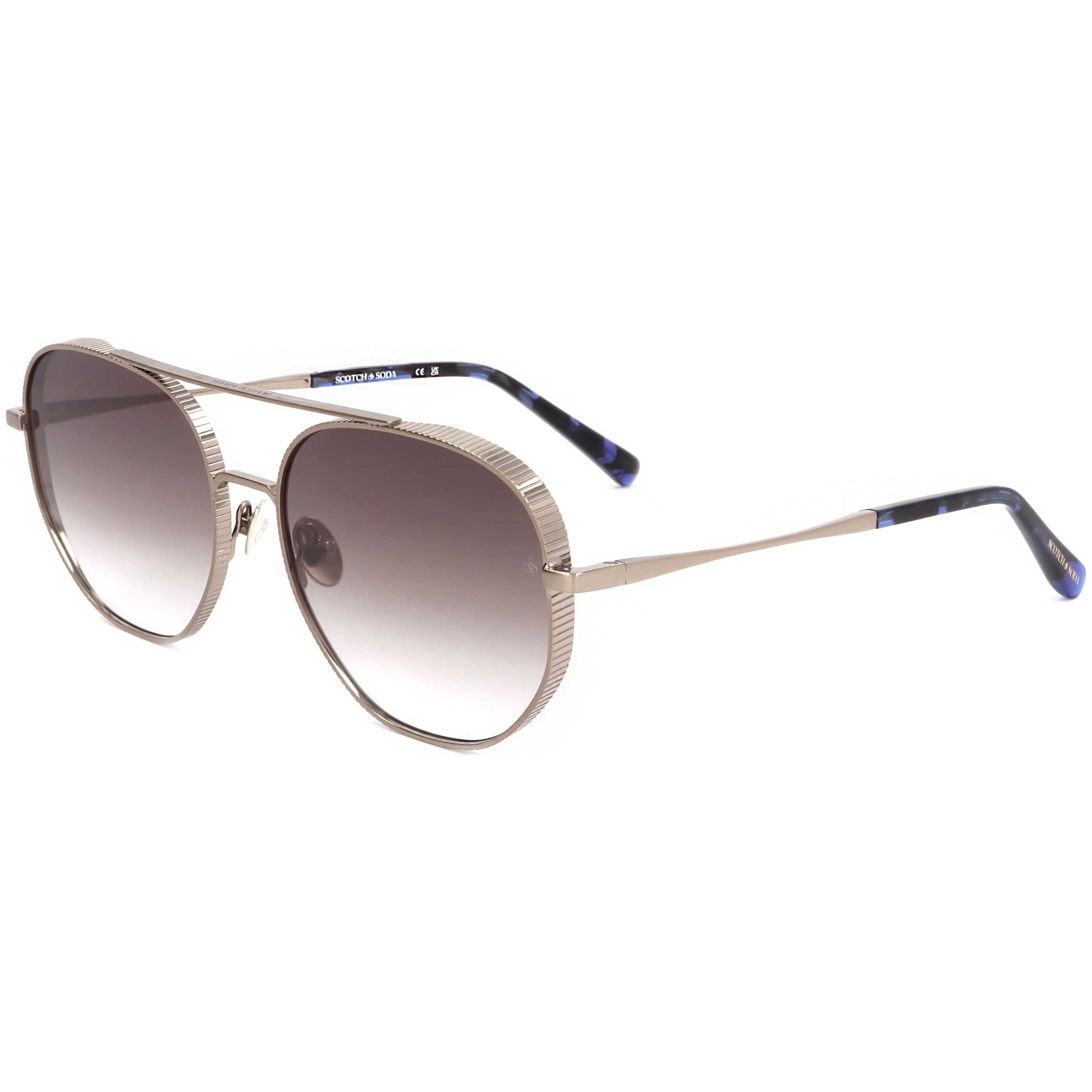 Scotch & Soda Men's 56mm Gold Sunglasses SS6011-403-56