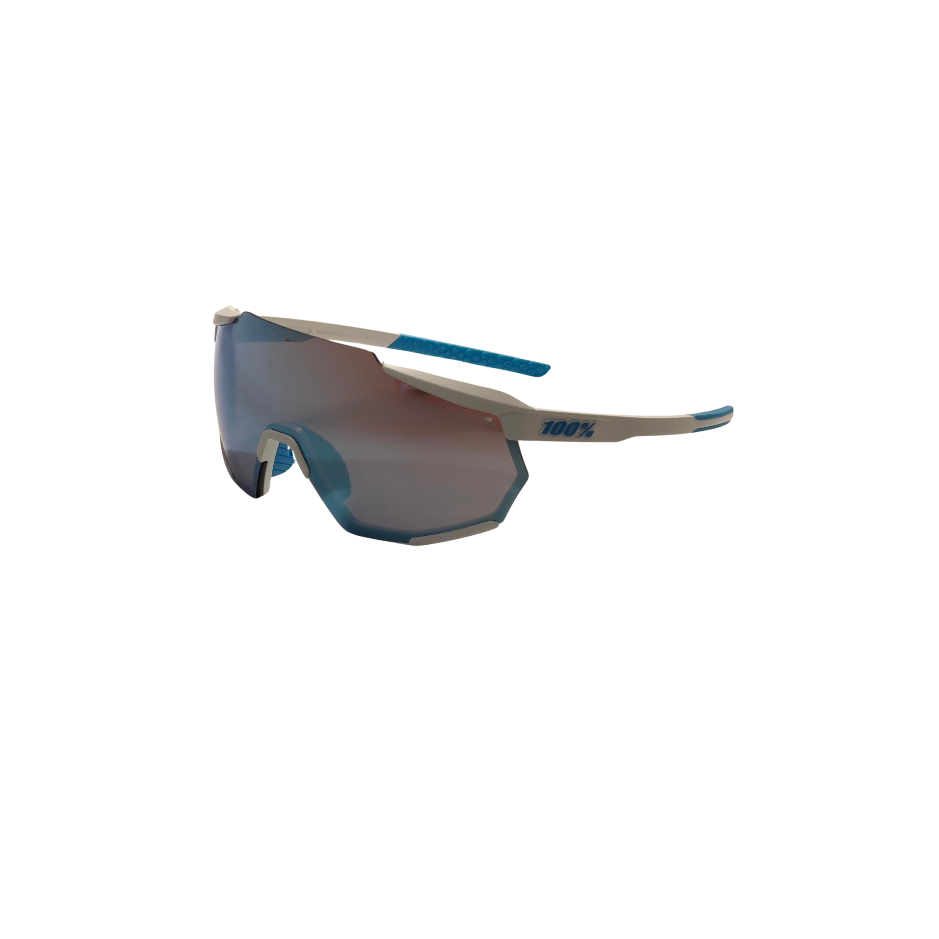 100 Percent Men's Racetrap 57mm Movistar Team White Sunglasses 61037-443-75