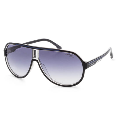 Carrera Men's 64mm Black Blue Sunglasses CA1057-S-D51-08