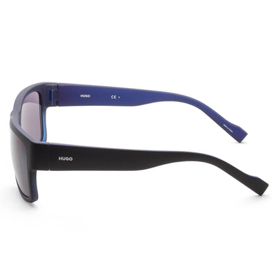 Hugo Boss Men's 58mm Matte Black Blue Sunglasses HG0176-S-0VK-IR