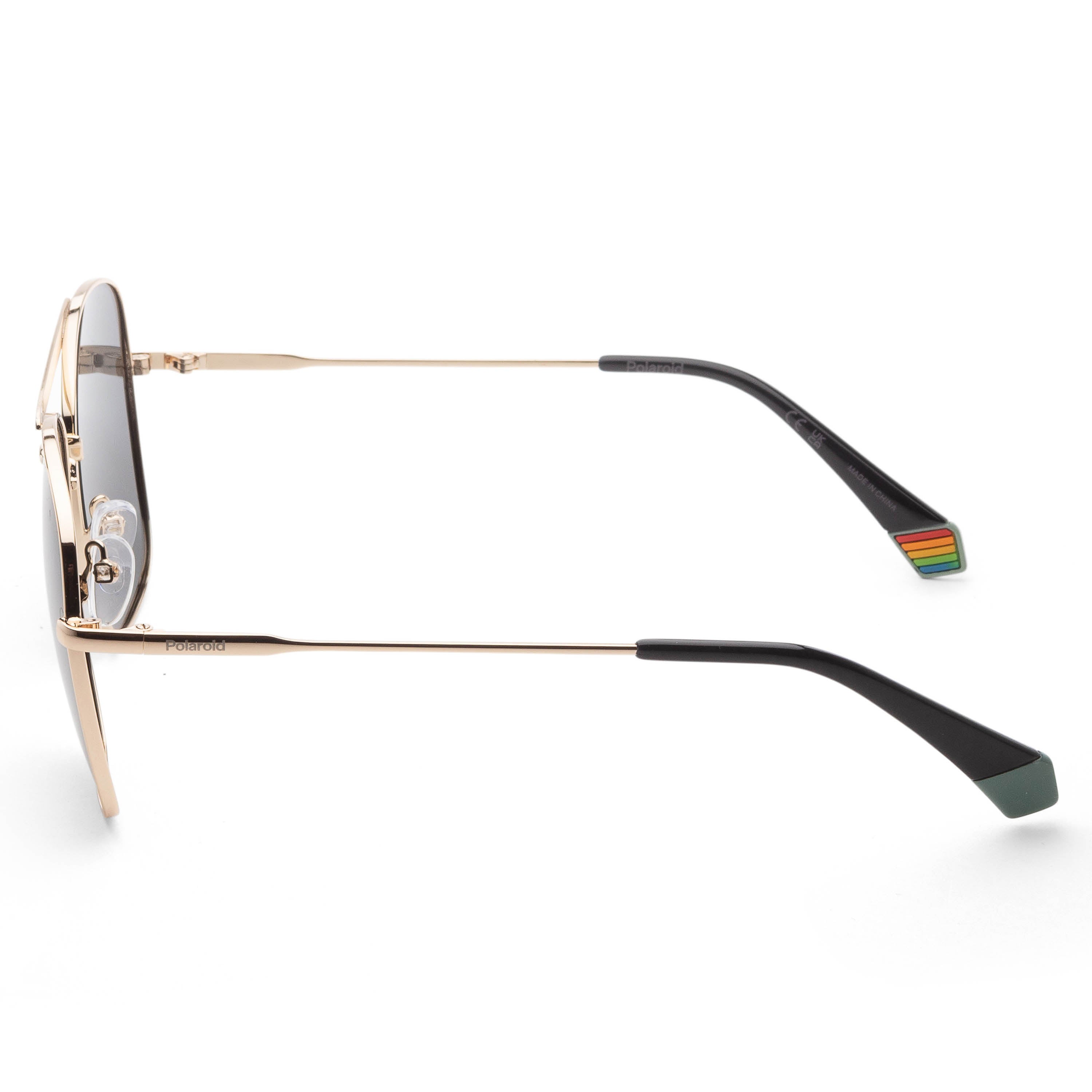 Polaroid Women's 59mm Gold Green Polarized Sunglasses PLD6201SX-03JN-M9