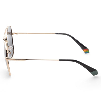 Polaroid Women's 59mm Gold Green Polarized Sunglasses PLD6201SX-03JN-M9