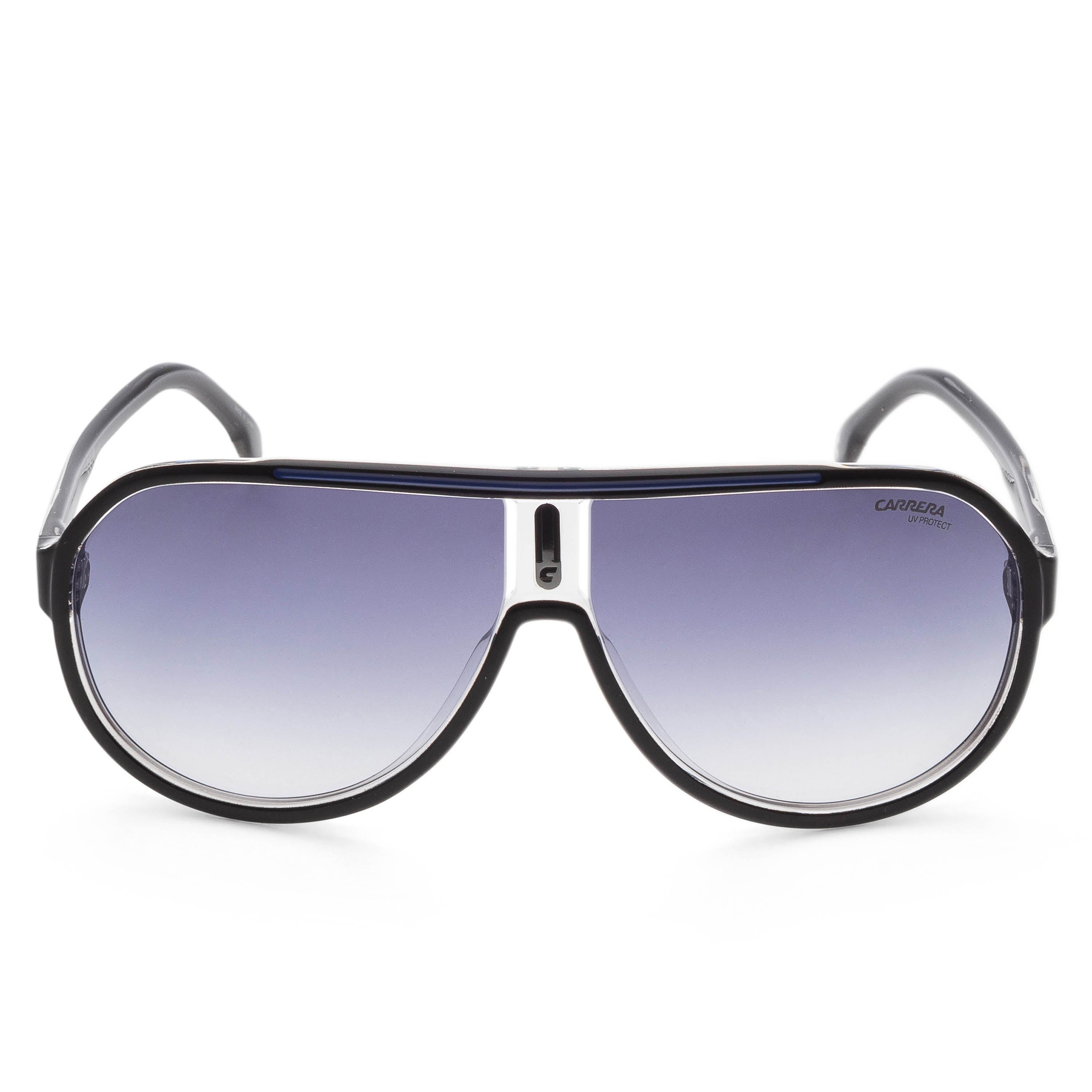 Carrera Men's 64mm Black Blue Sunglasses CA1057-S-D51-08