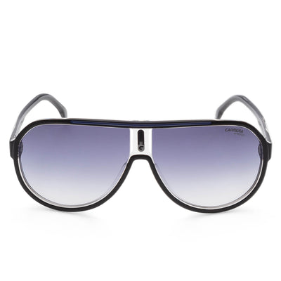 Carrera Men's 64mm Black Blue Sunglasses CA1057-S-D51-08