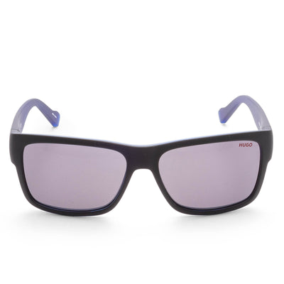 Hugo Boss Men's 58mm Matte Black Blue Sunglasses HG0176-S-0VK-IR