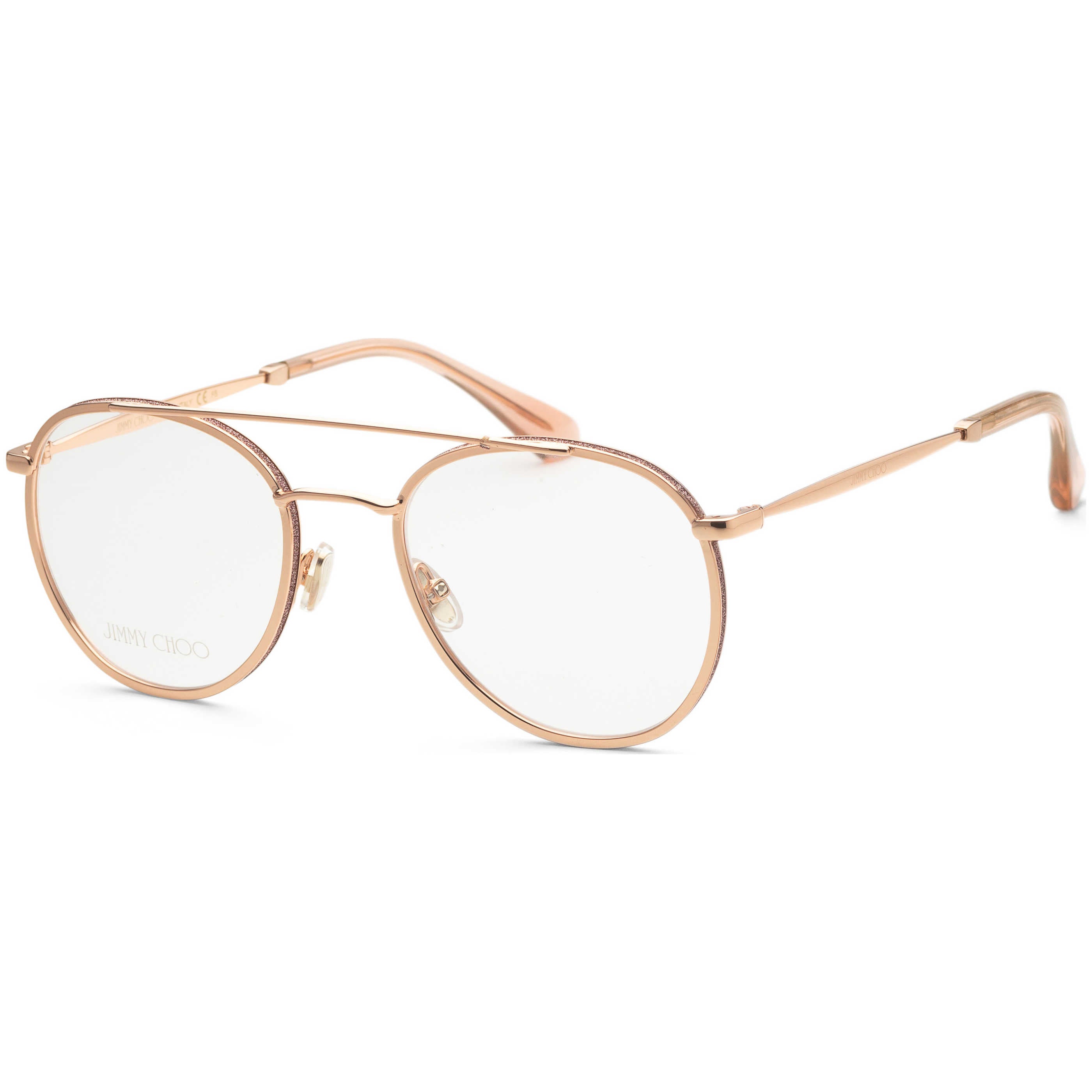 Jimmy Choo Women's 51mm Gold Pink Eyeglasses JC230-0EYR-00