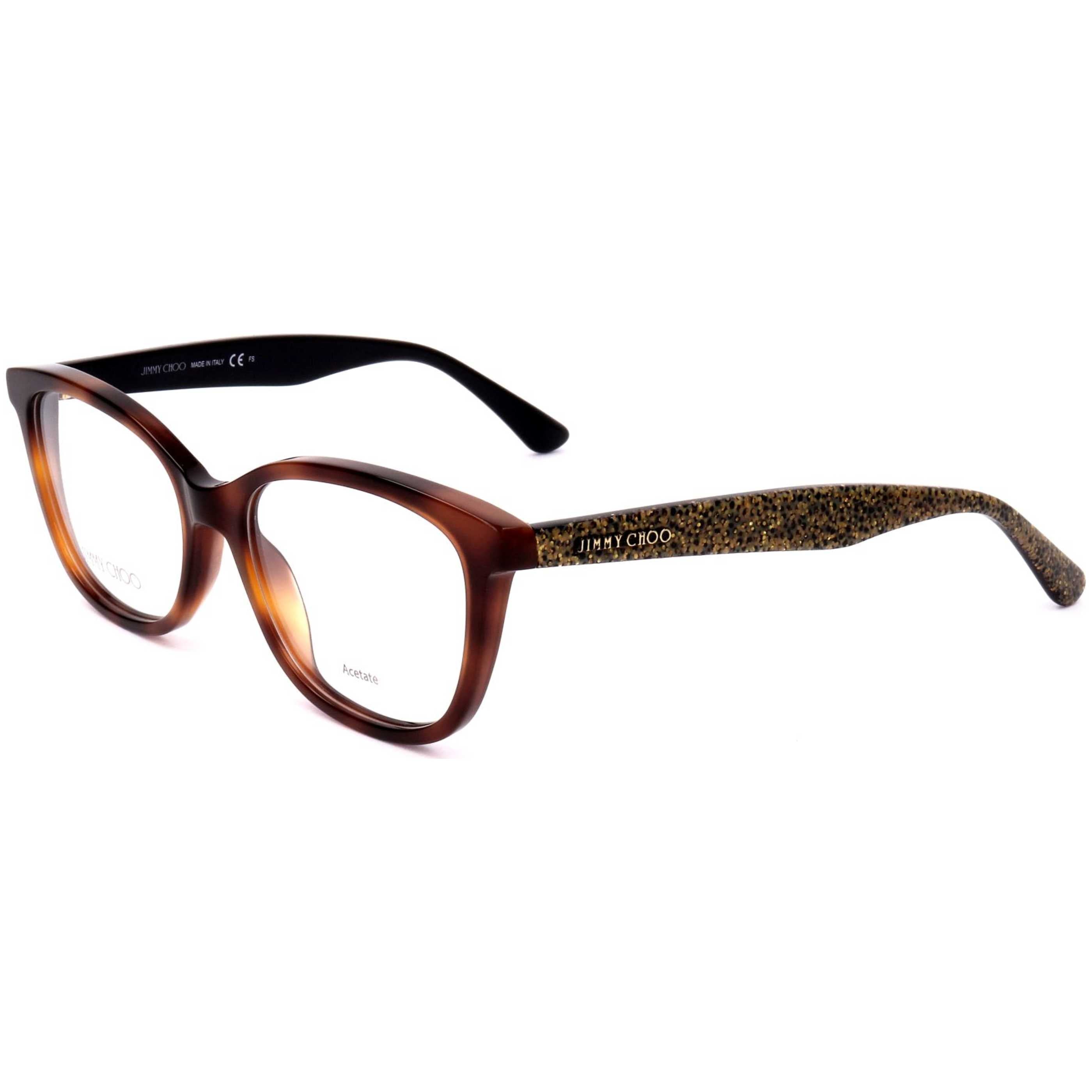 Jimmy Choo Women's 52mm Havana Glitter Eyeglasses JC188-OCY-52