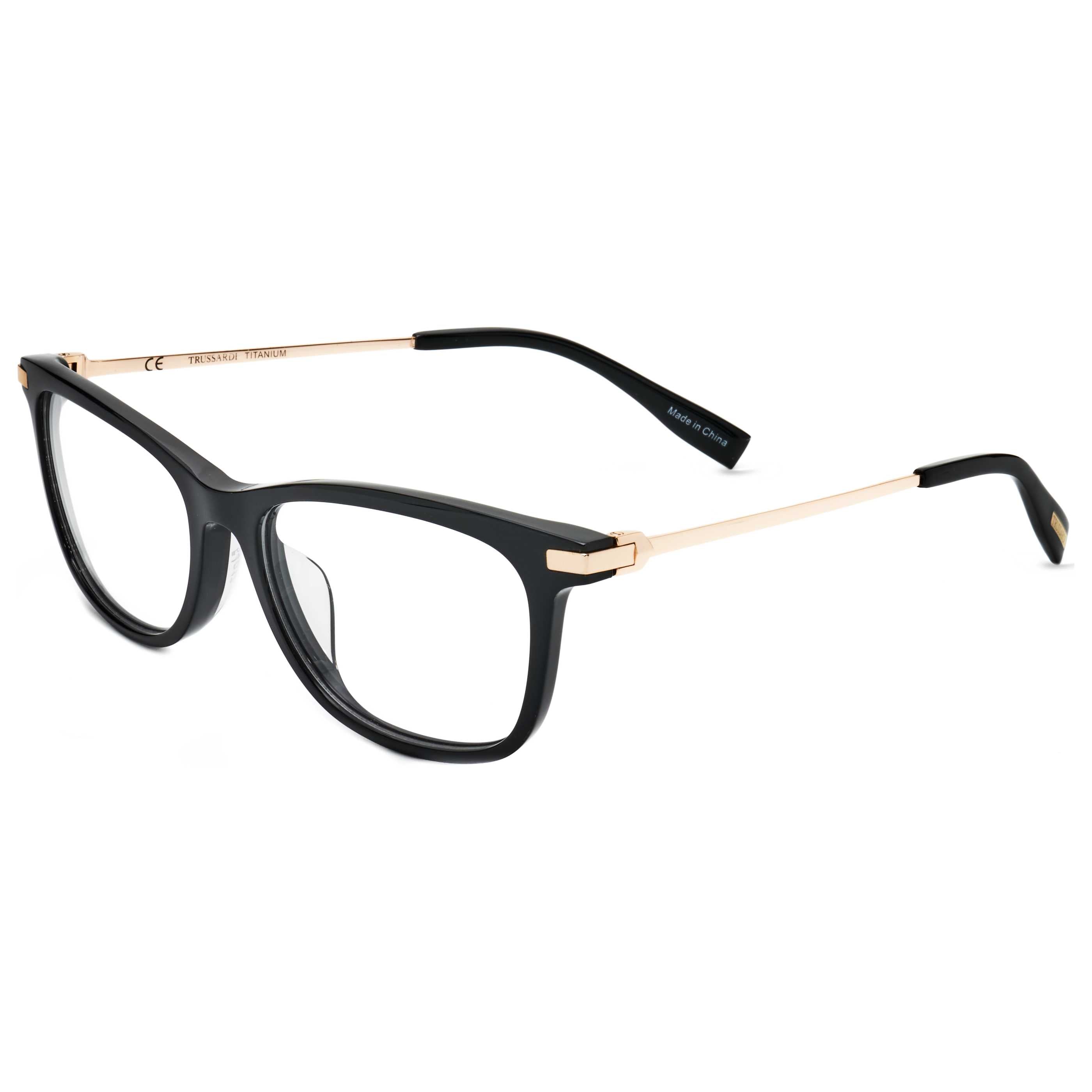 Trussardi Woman 54mm Black Eyeglasses VTR104T-700-54