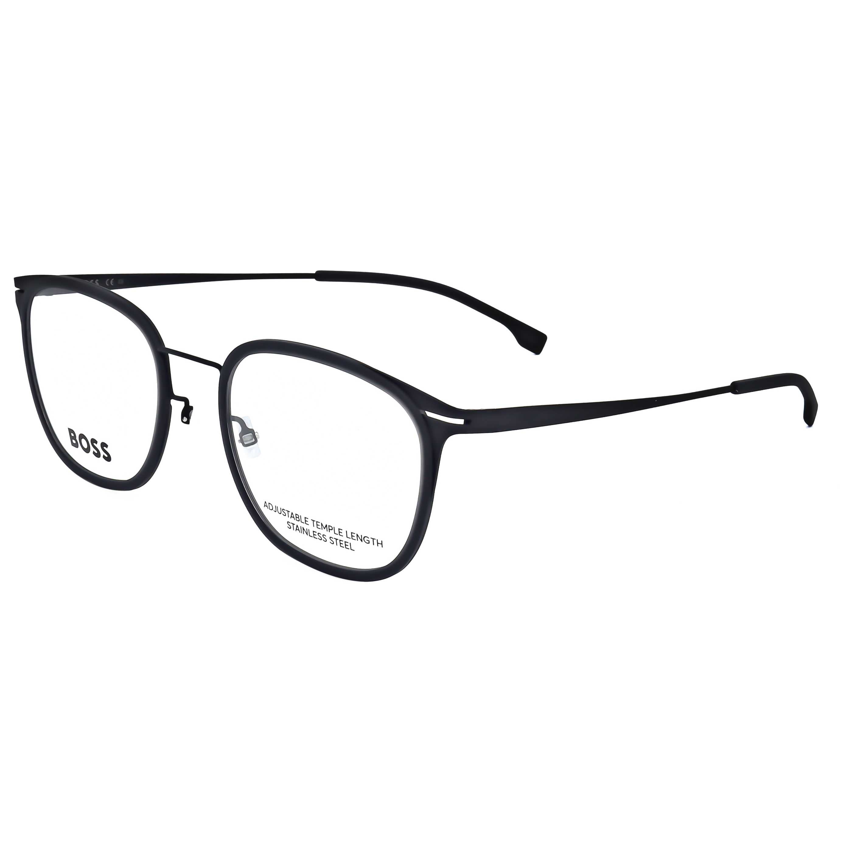 Hugo Boss Men's 53mm Matte Black Grey Eyeglasses BOSS1427-O6W-53