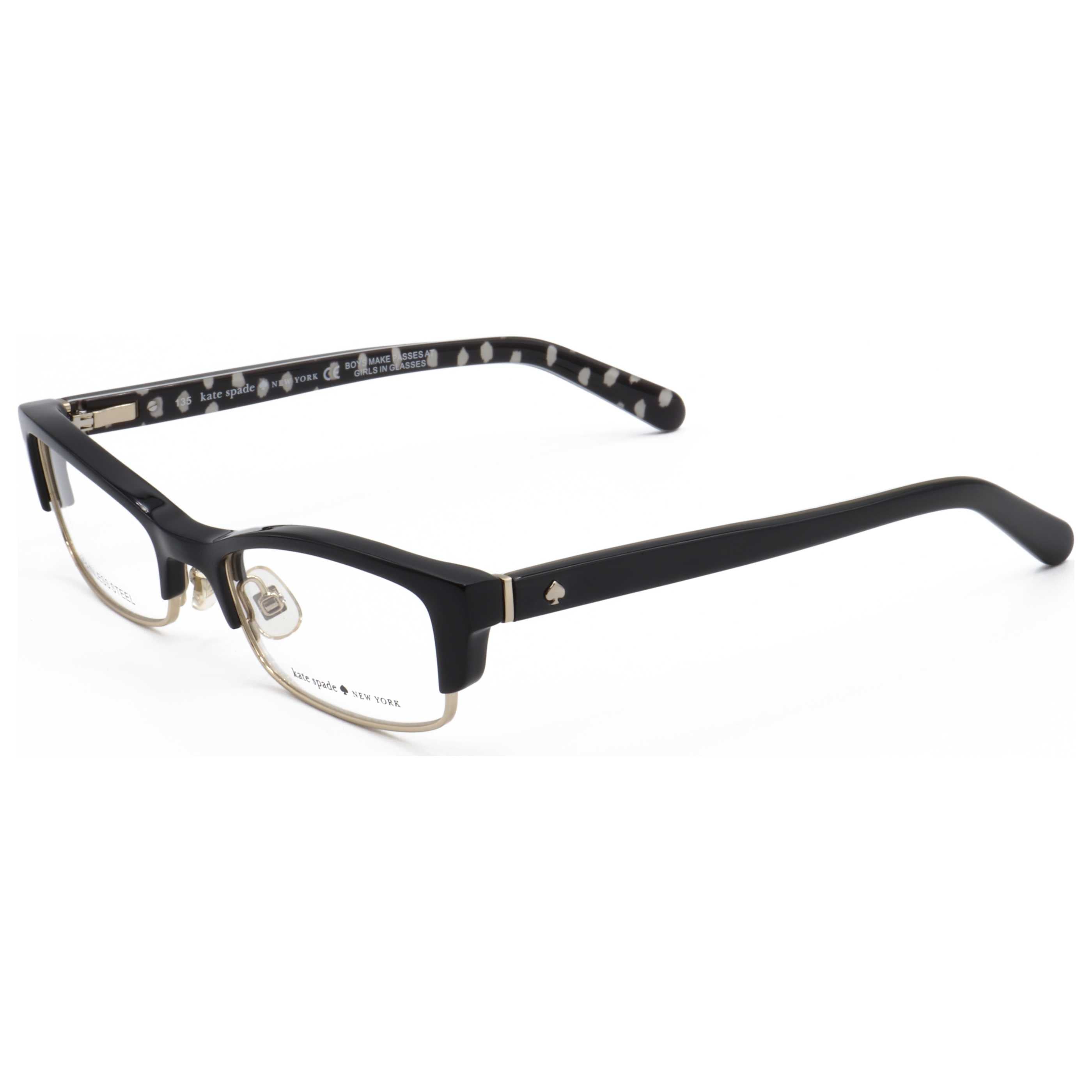 Kate Spade Unisex 52mm Black Eyeglasses JOETTA-807-52