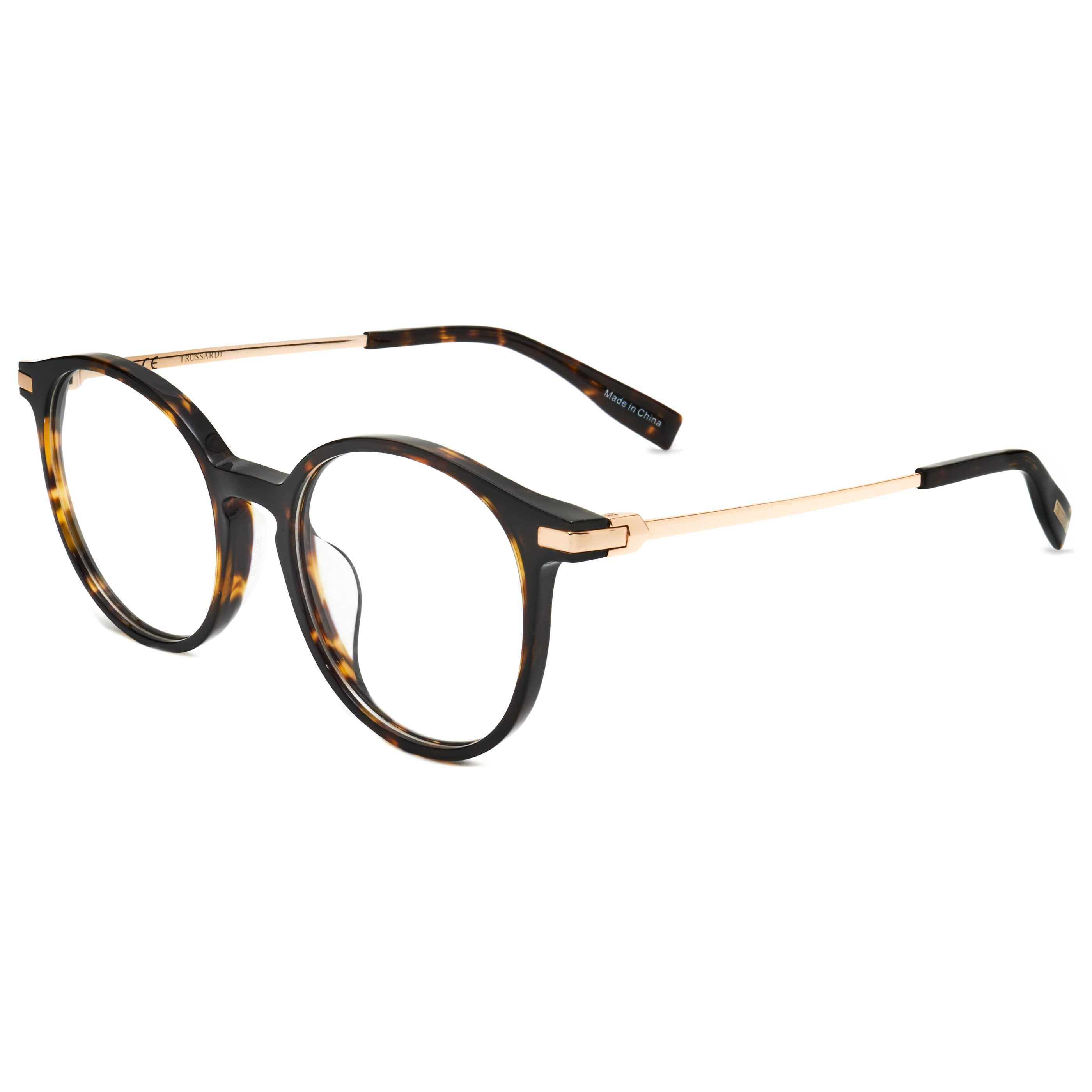 Trussardi Unisex 56mm Havana Eyeglasses VTR105-722-56