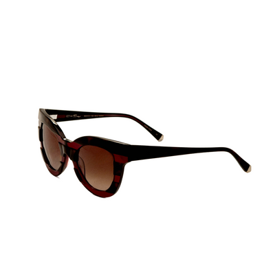 Kate Young Christy Women's 50mm Red Tortoise Sunglasses K514-RED-50