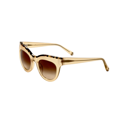 Kate Young Nikki Women's 50mm Champagne Sunglasses K520-CHA-50