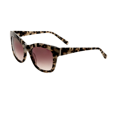Kate Young Colette Women's 52mm Grey Tortoise Sunglasses K528-TOR-52