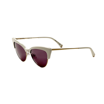 Kate Young Cecilia Women's 55mm Bone Gold Sunglasses K529-BON-55