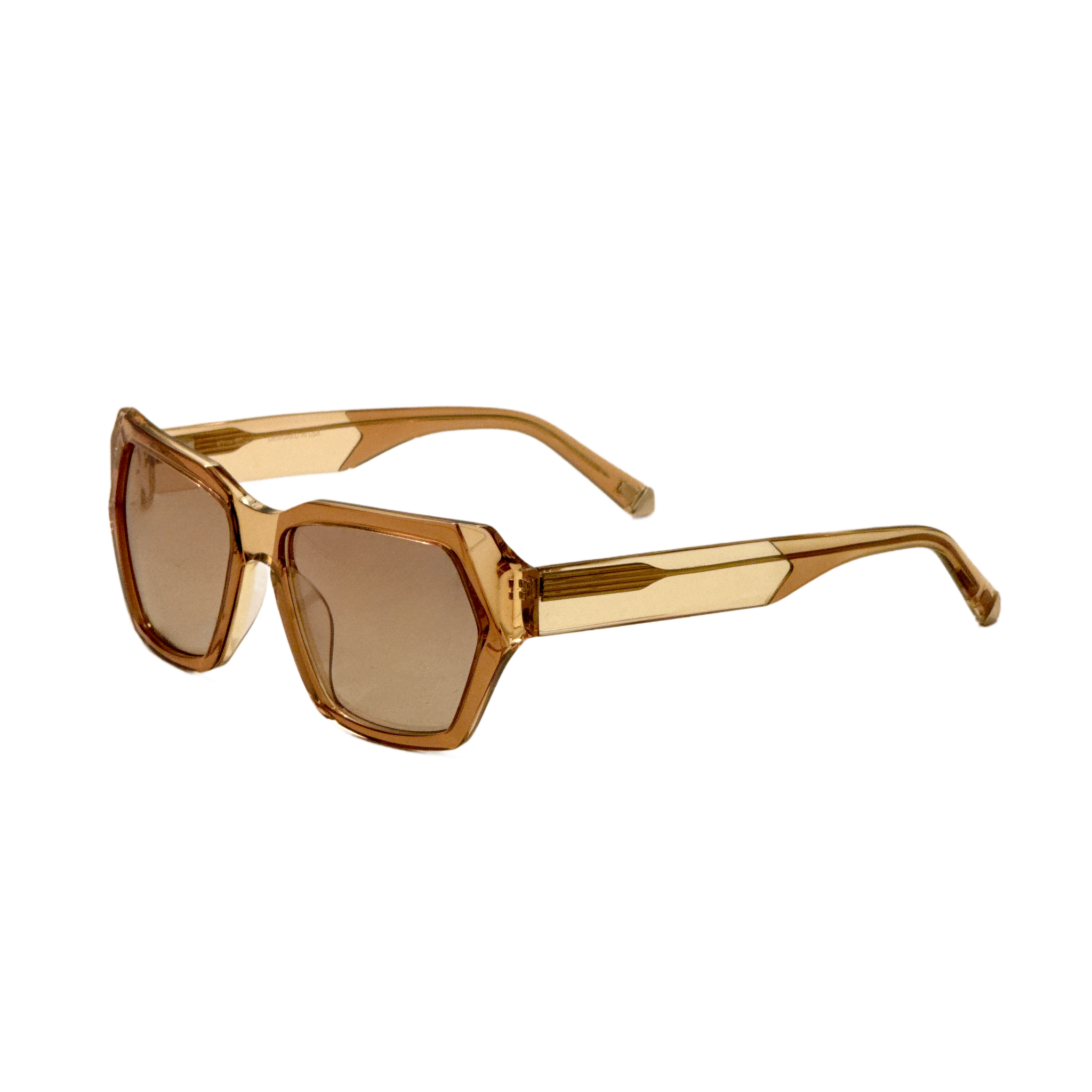 Kate Young Brianna Women's 55mm Orange Sunglasses K575-GLD-55