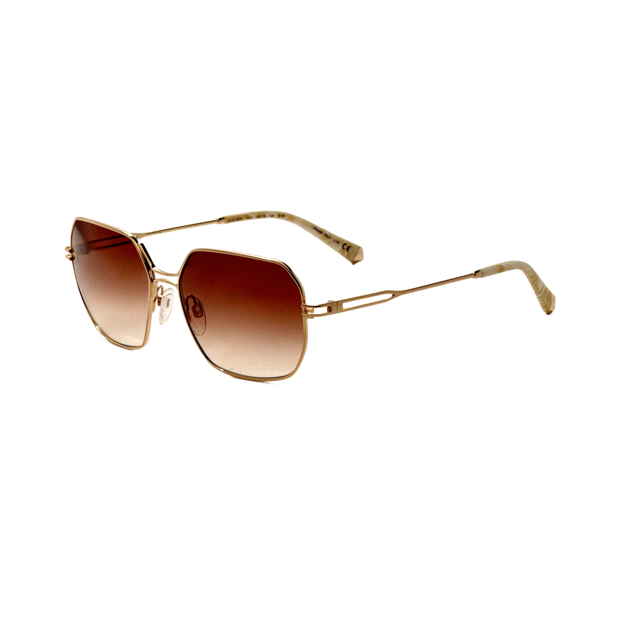 Kate Young Charlie Women's 56mm Gold Sunglasses K576-GLD-56