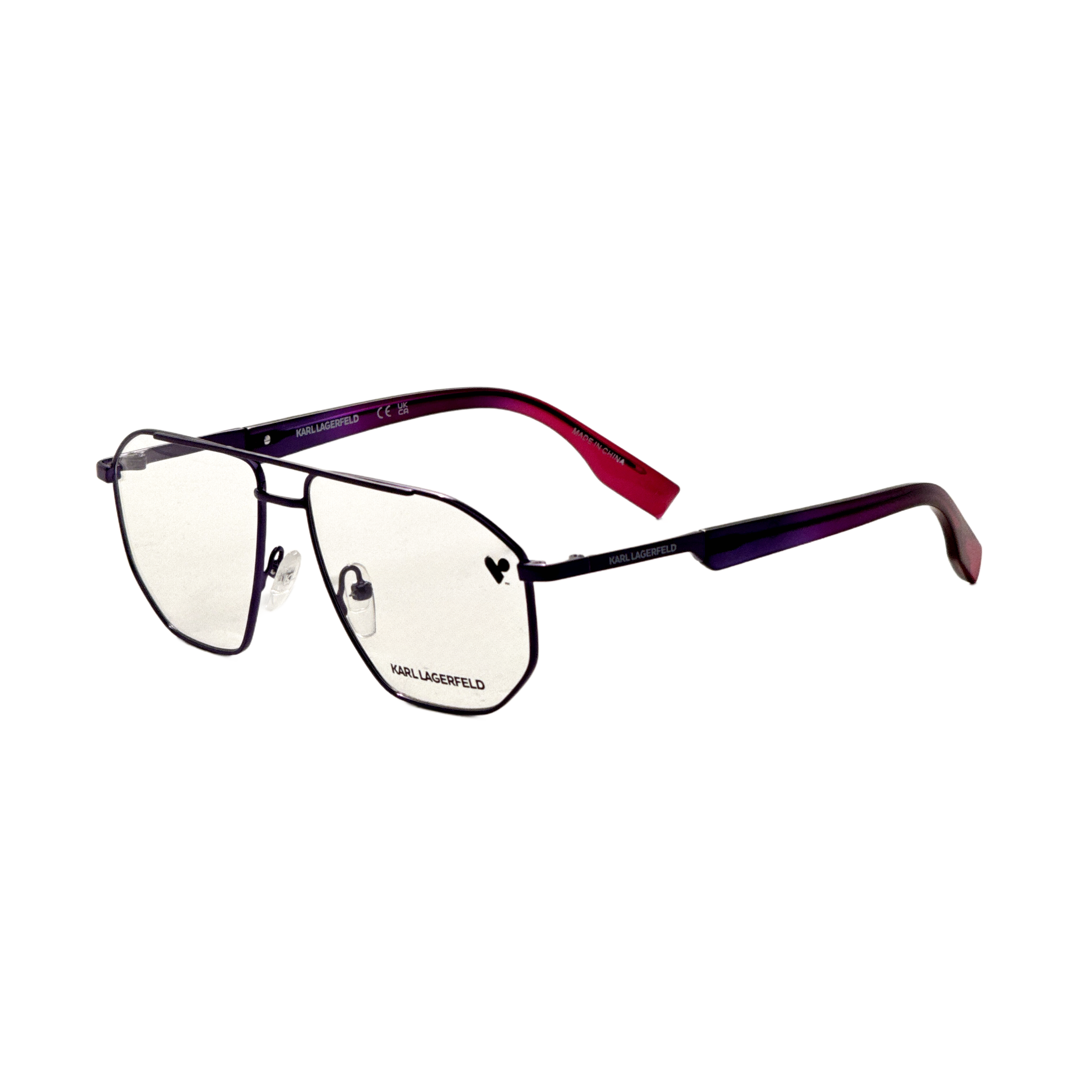 Karl Lagerfeld Unisex 56mm Blue Eyeglasses KL353-404