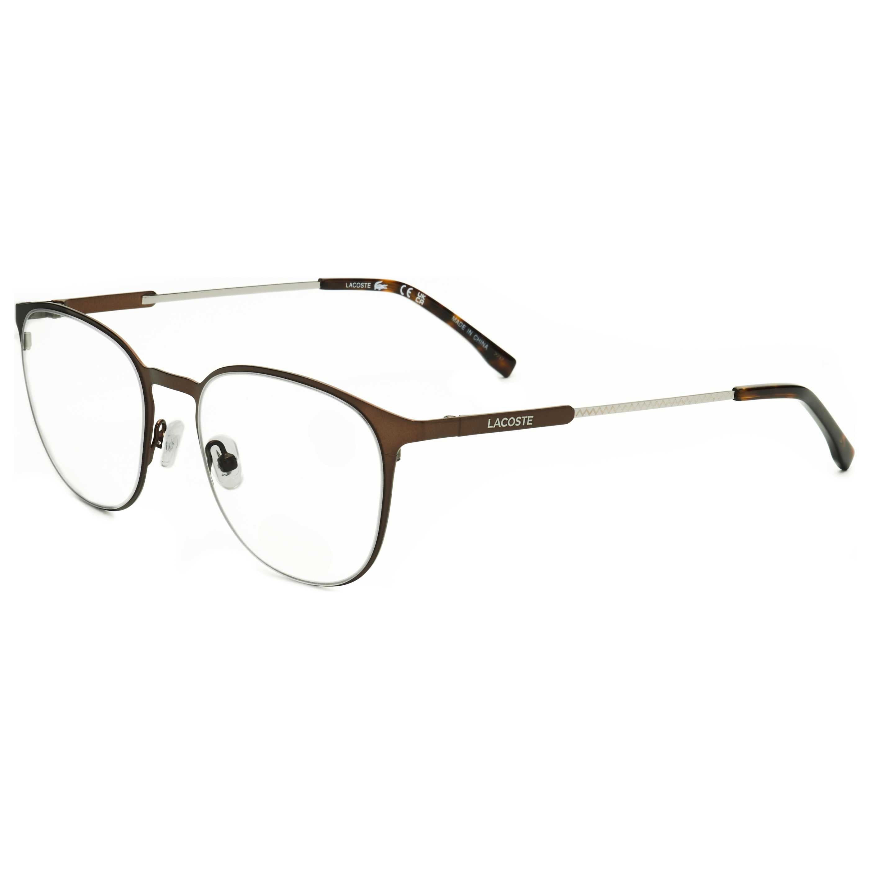 Lacoste Men's 51mm Matte Brown Eyeglasses L2288-201-51