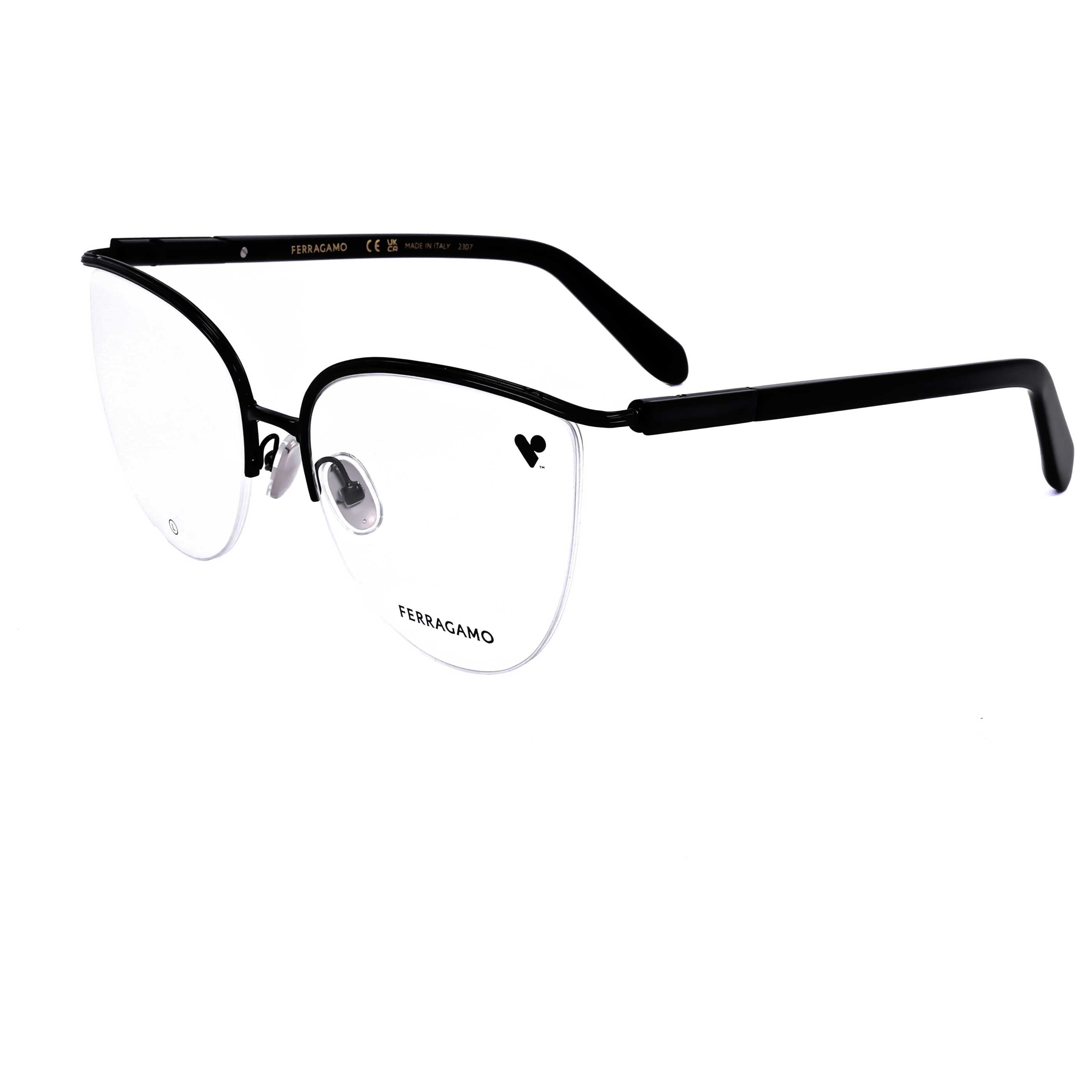 Ferragamo Woman 56mm Black Eyeglasses SF2227-001-56