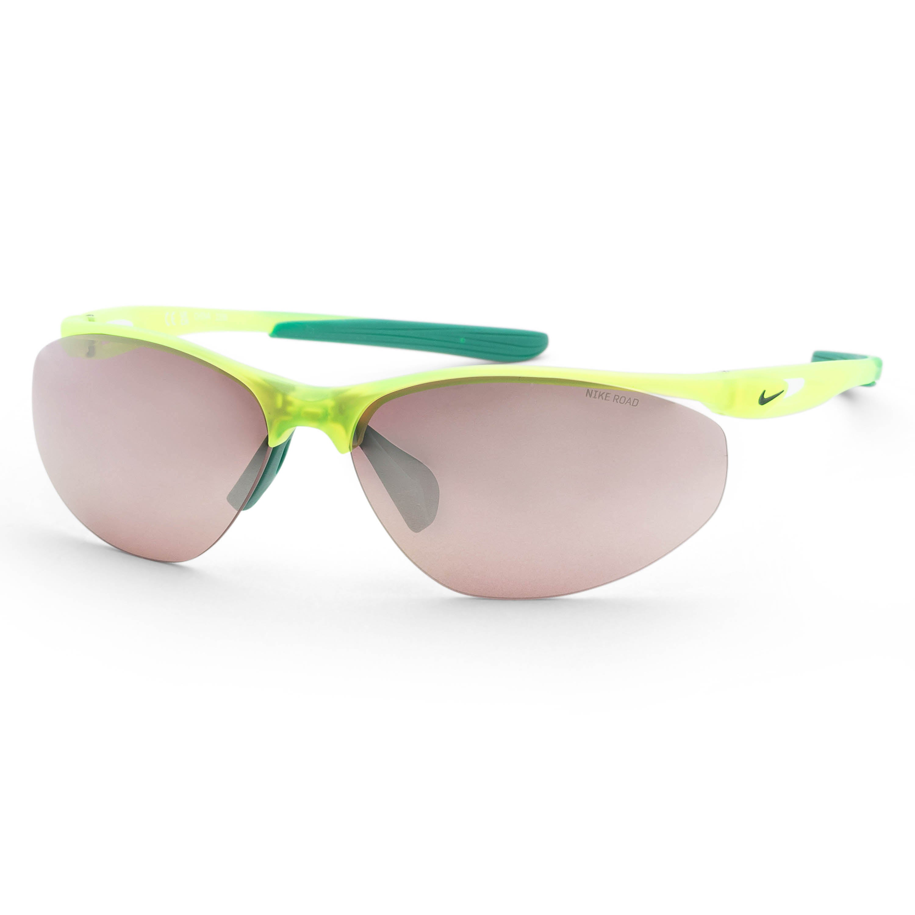 Nike Unisex Aerial 69 mm Neon Green Sunglasses DZ7353-702