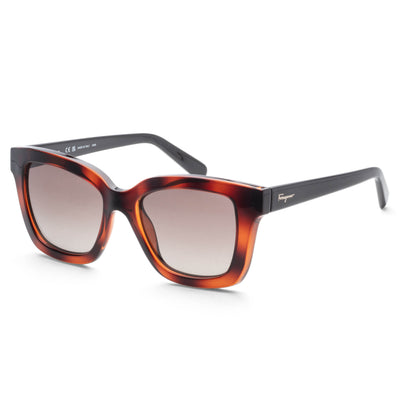 Ferragamo Fashion Women's 53 mm Black Tortoise Sunglasses SF955S-214