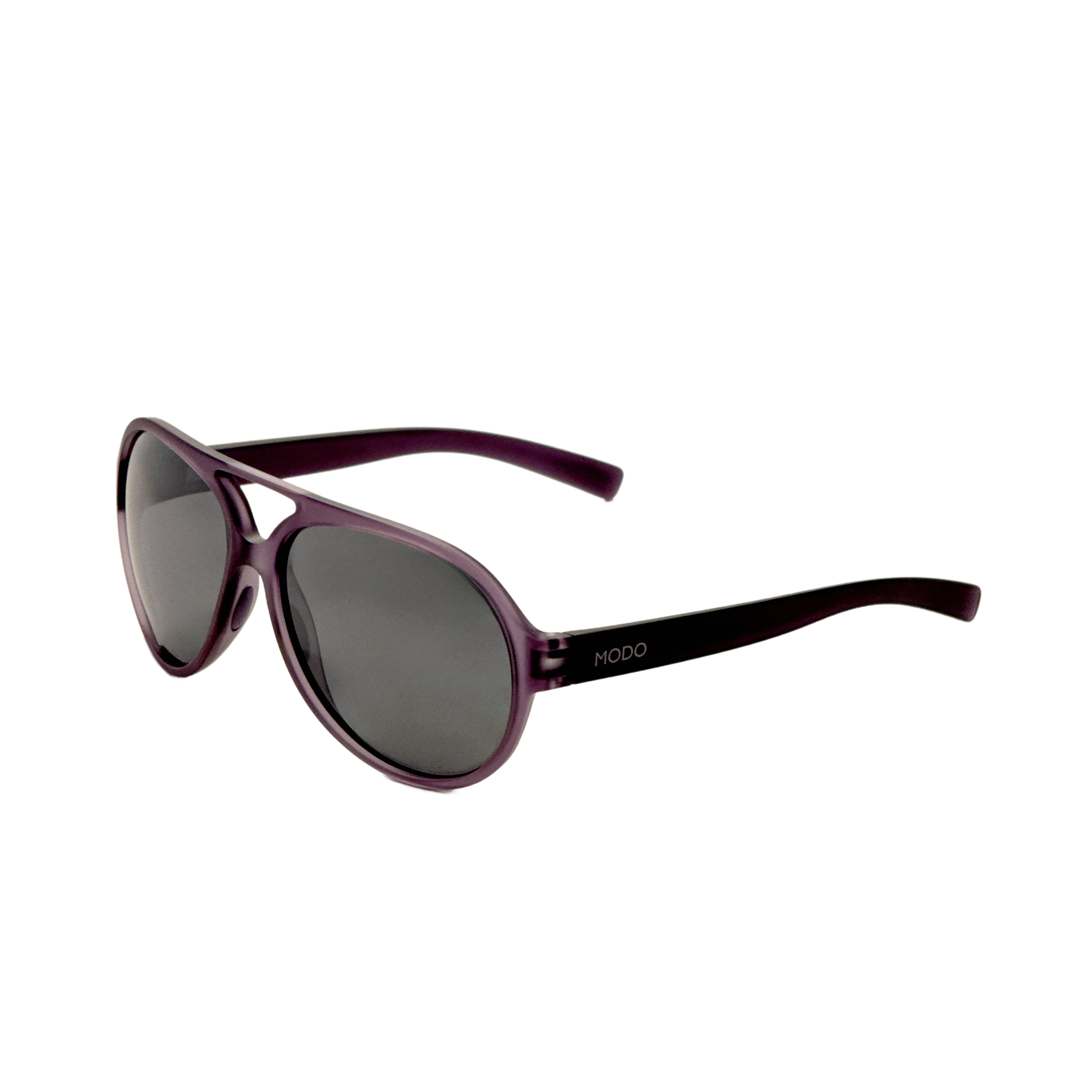 Modo Spa Unisex 59mm Matte Purple Polarized Sunglasses MBSPASMPUR059