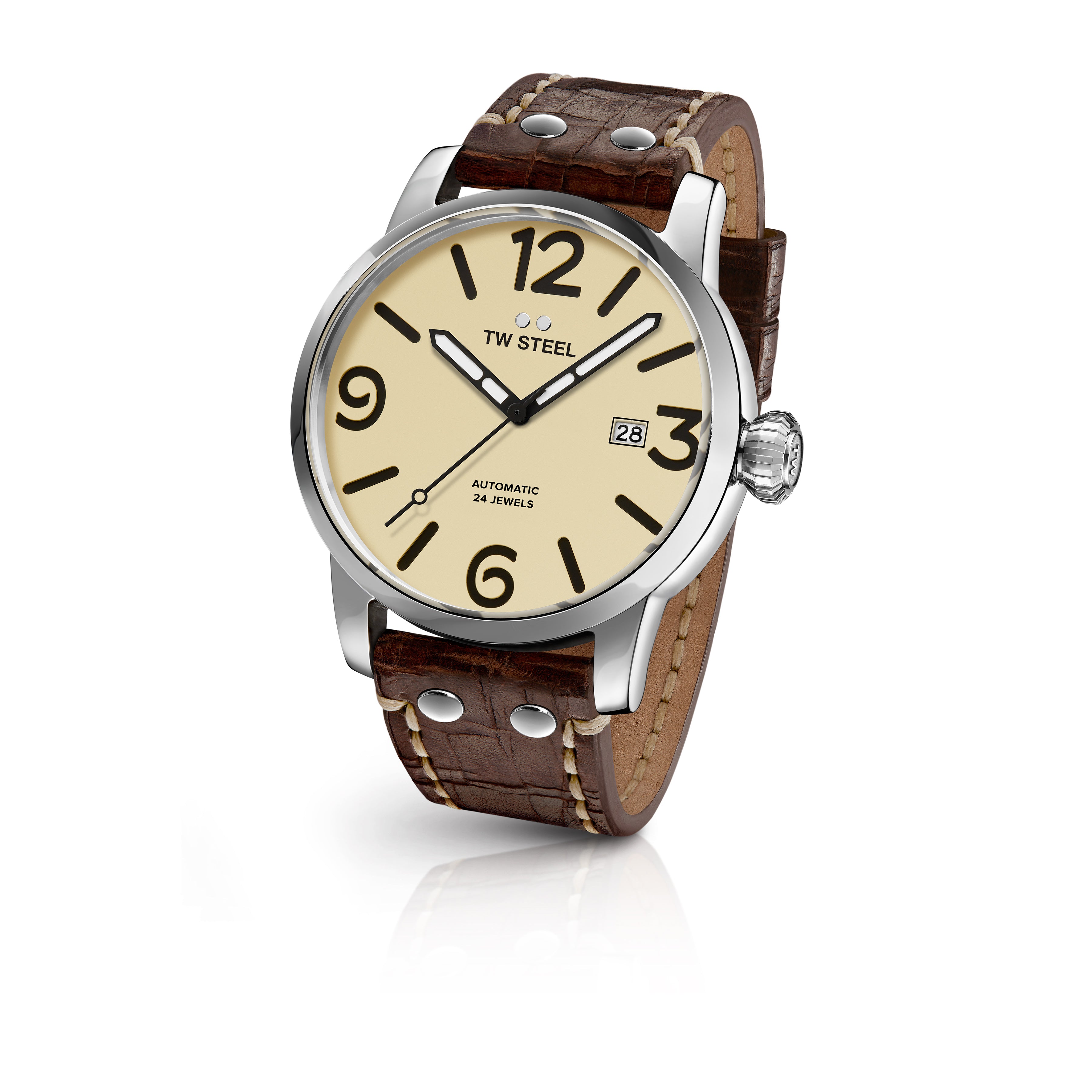 TW Steel Men's Maverick 48mm Automatic Watch TWS-MS26