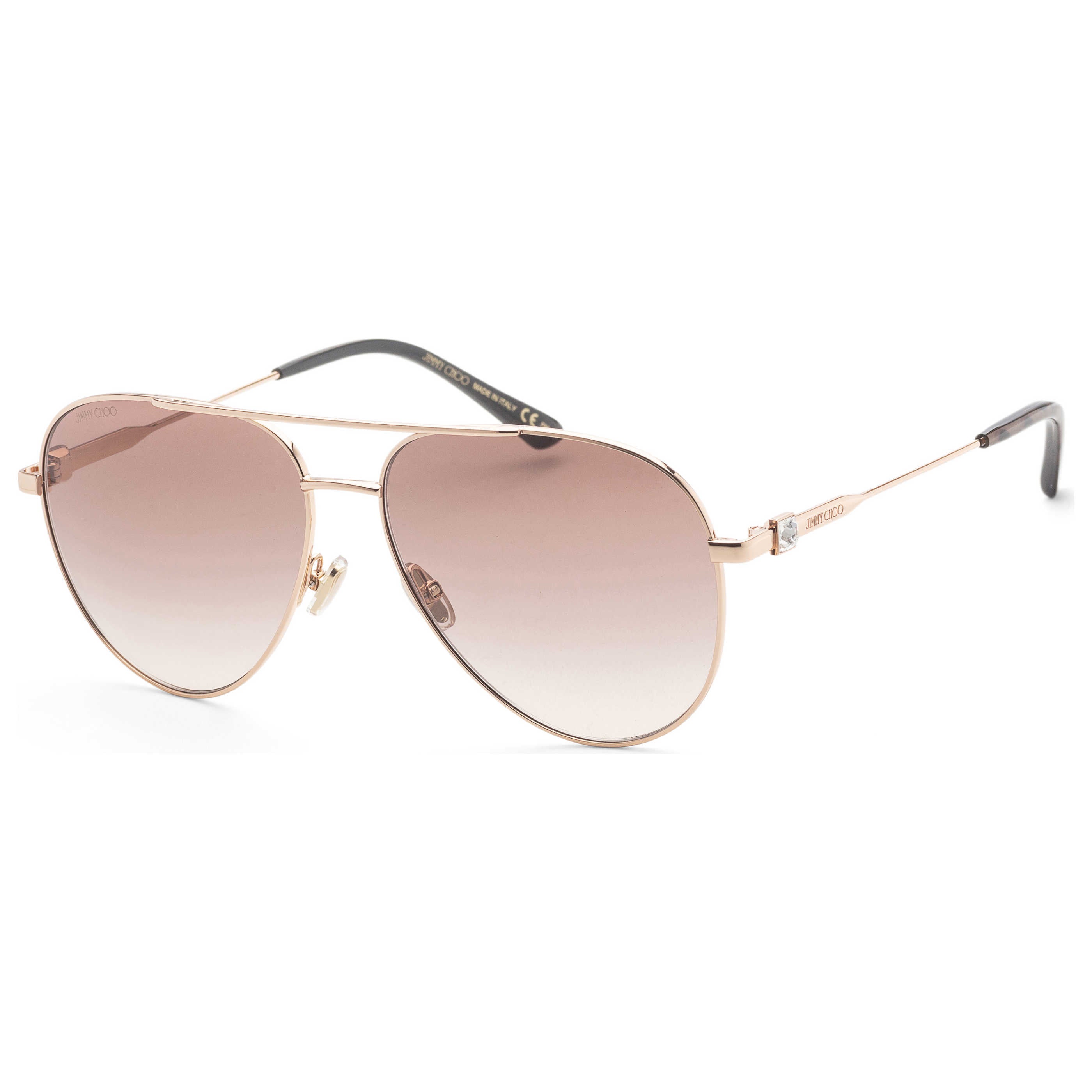 Jimmy Choo Women's 60mm Gold Copper Sunglasses OLLYS-0DDB-HA