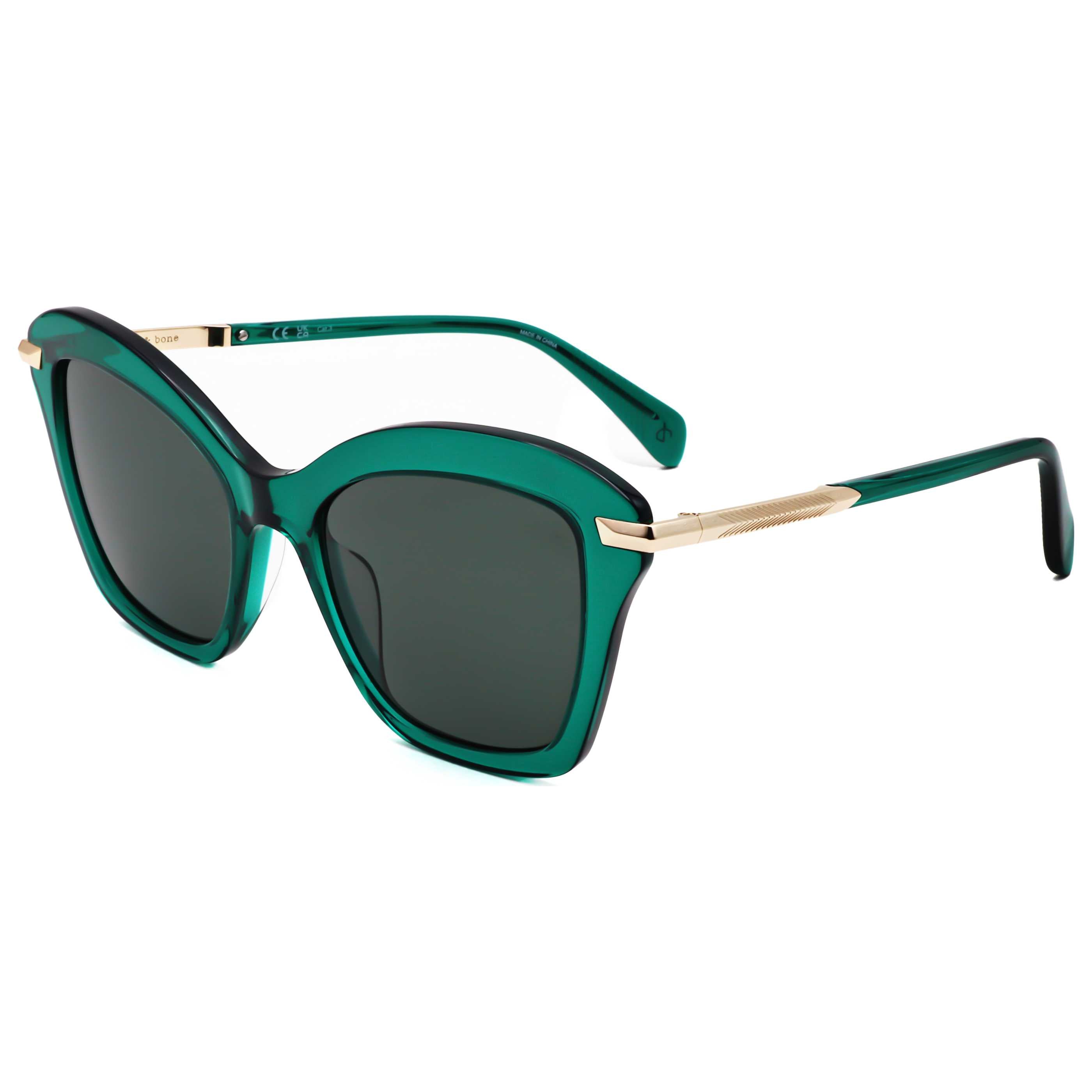 Rag & Bone Women's 53mm Green Sunglasses RNB1081-S-1ED-53