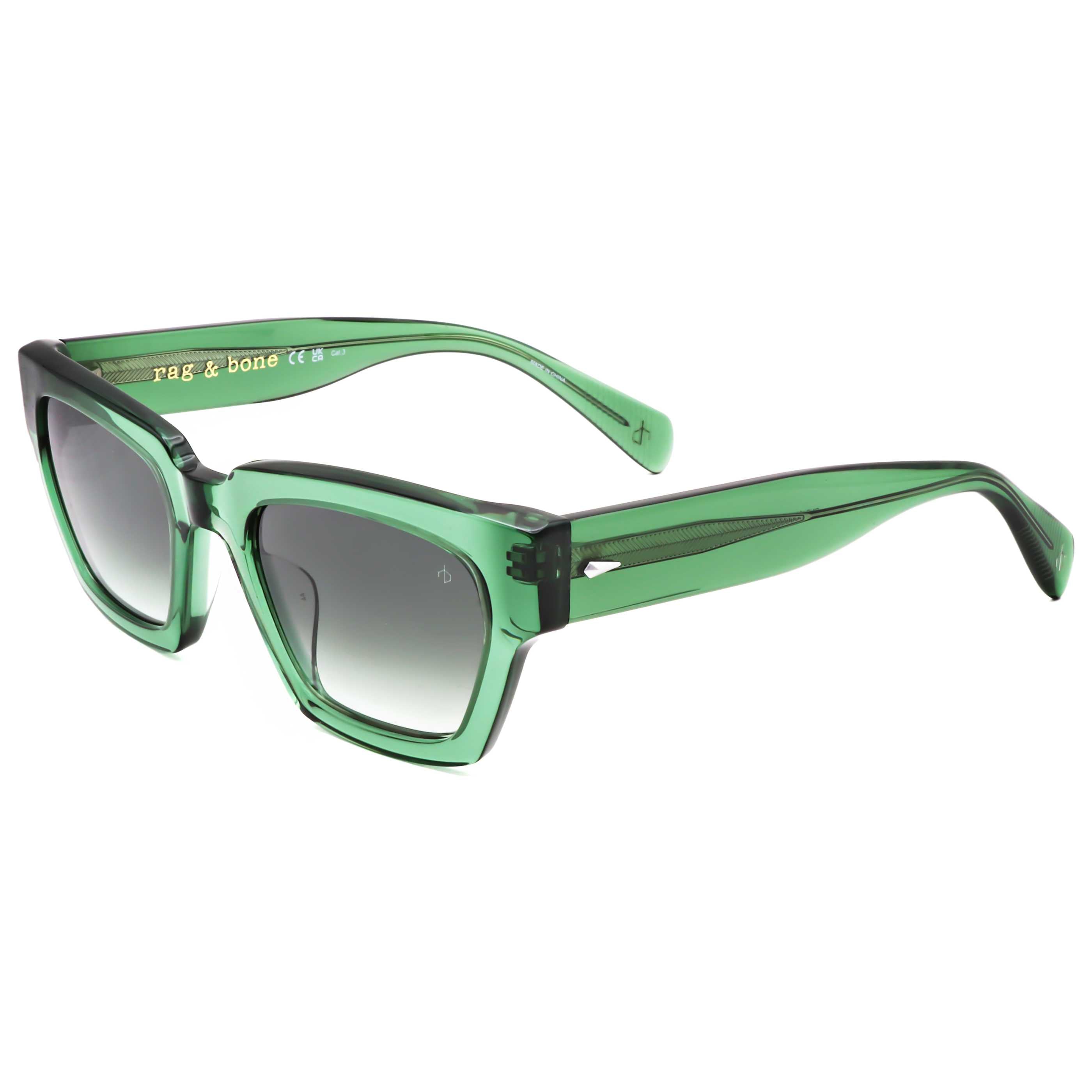 Rag & Bone Women's 51 mm Green Sunglasses RNB1090-G-S-1ED-51